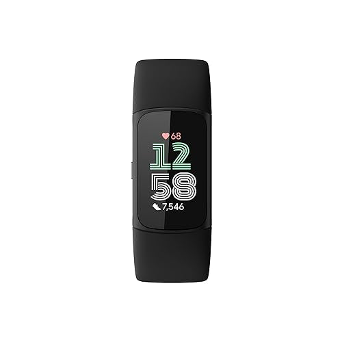 Charge 6 Fitness Tracker with Google apps, Heart Rate on Exercise Equipment,