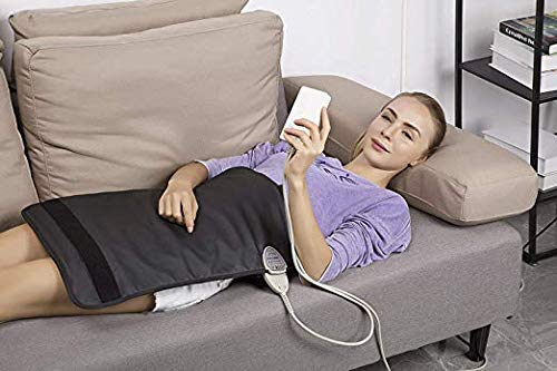Heating Pad for Back, Far Infrared Natural Jade and Tourmaline Heating Pad