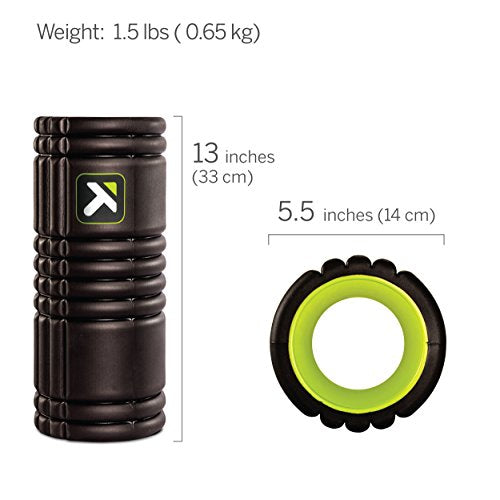 Grid 1.0 Foam Roller - 13" Multi-Density Massage Roller for Deep Tissue & Muscle Recovery