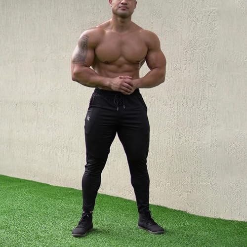 Mens Lightweight Running Gym Jogger Pants,Men's Workout Sweatpants