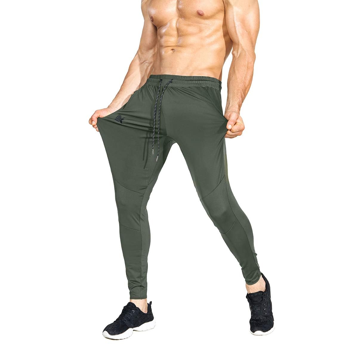 Mens Lightweight Running Gym Jogger Pants,Men's Workout Sweatpants