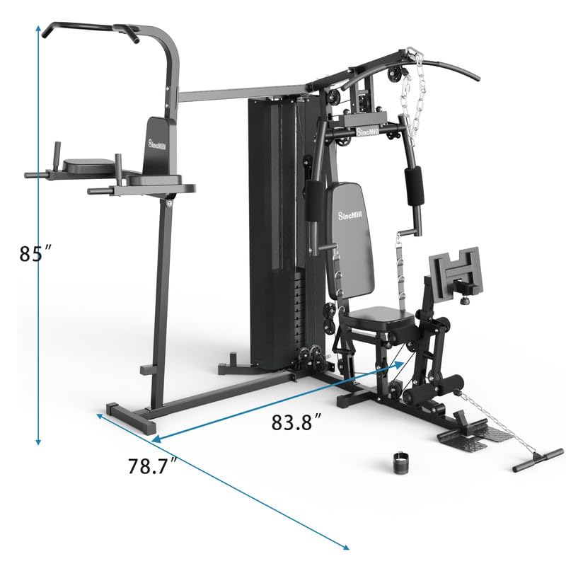 Home Gym SCM-1160 160LB Multifunctional Full Body Home Gym Equipment for Home