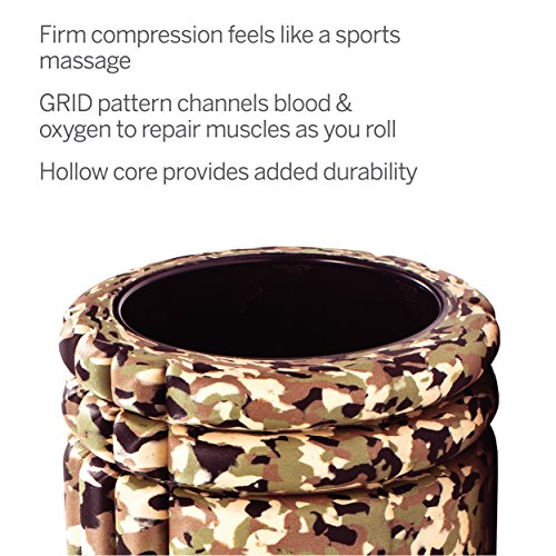 Grid 1.0 Foam Roller - 13" Multi-Density Massage Roller for Deep Tissue & Muscle Recovery