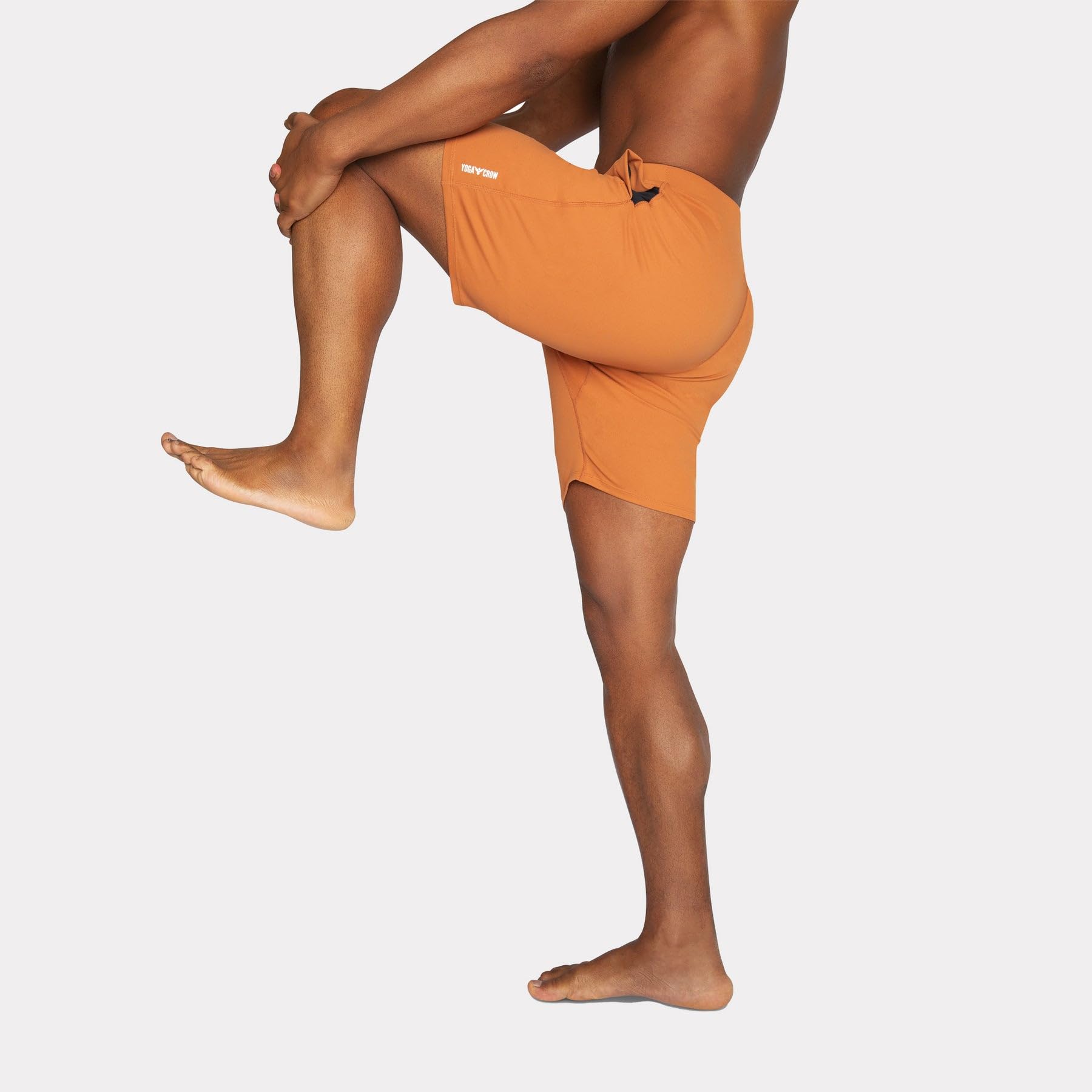 Men's Swerve Yoga Training Shorts w/Non-Restrictive Inner Liner