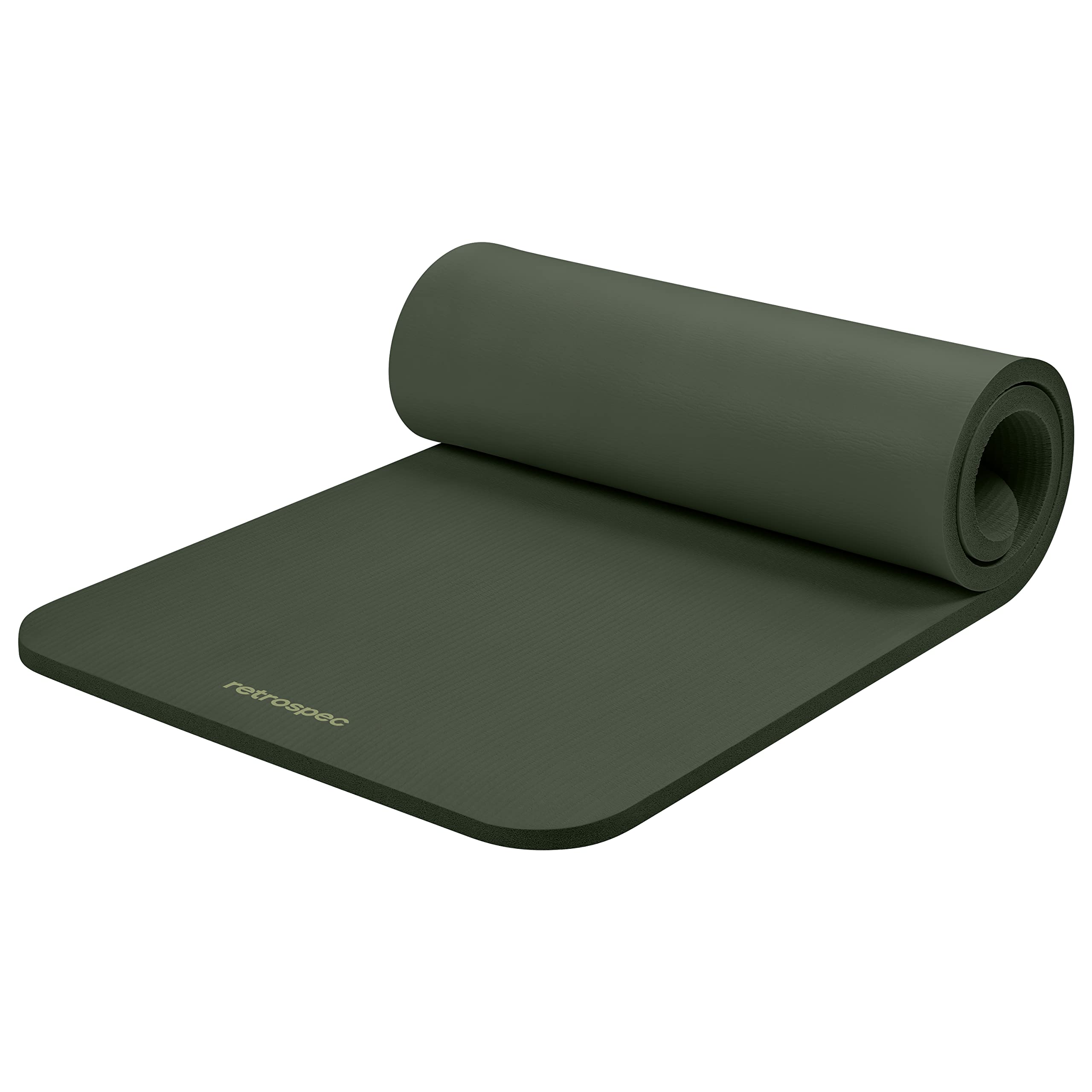 Solana Yoga Mat 1" Thick w/Nylon Strap for Men & Women