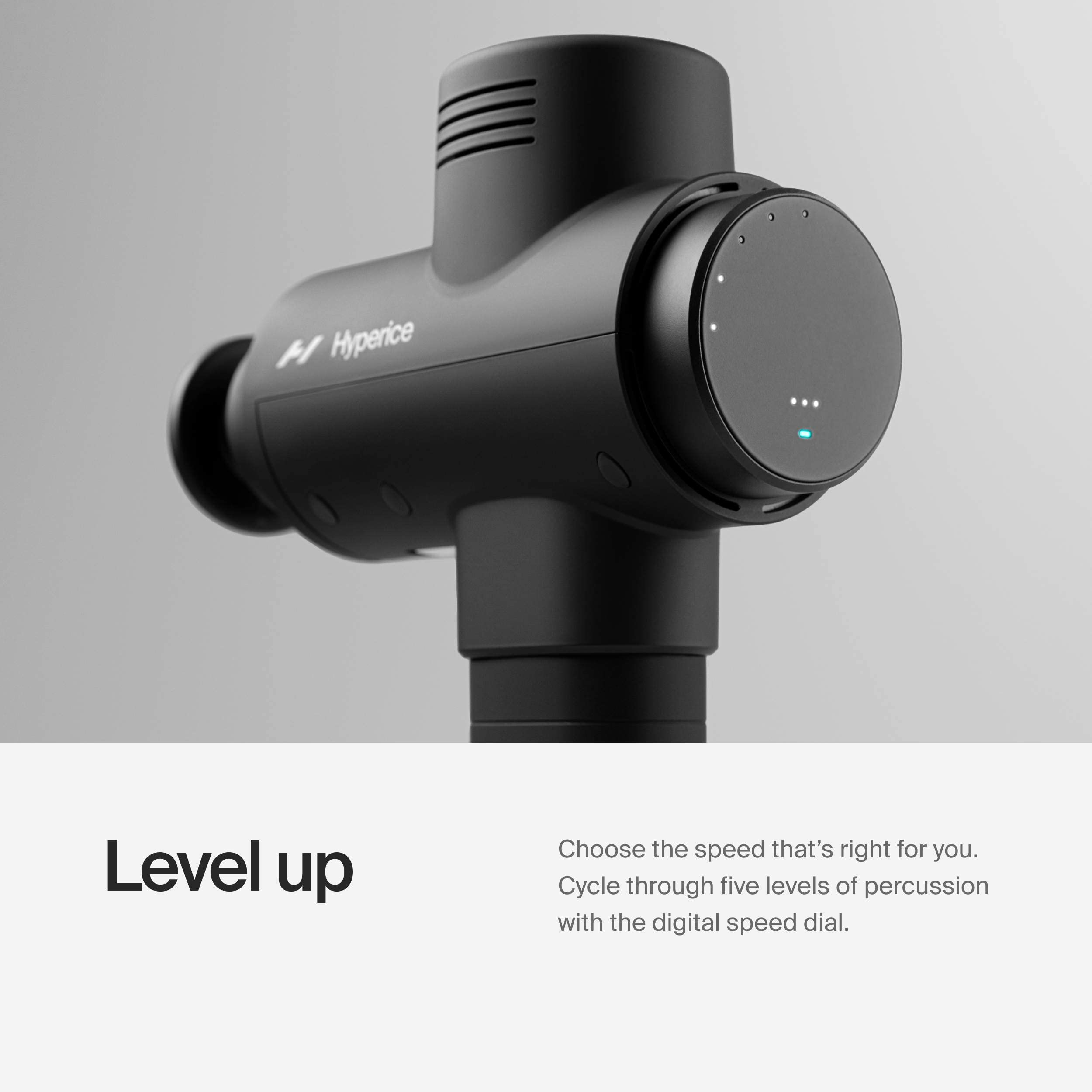Hypervolt 2 Black - Featuring Quiet Glide Technology - Handheld Percussion Massage Gun