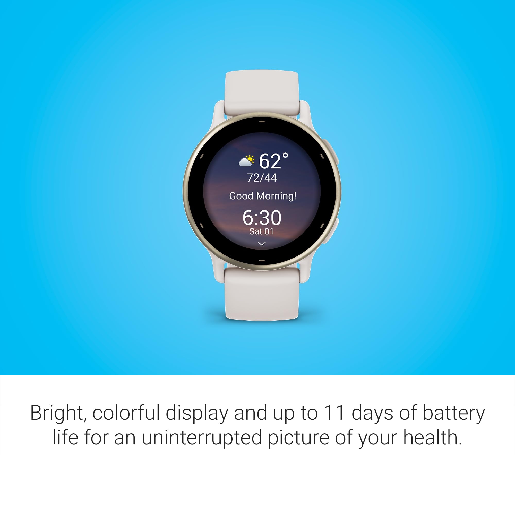 vívoactive 5, Health and Fitness GPS Smartwatch, AMOLED Display, Up to 11 Days of Battery, Black