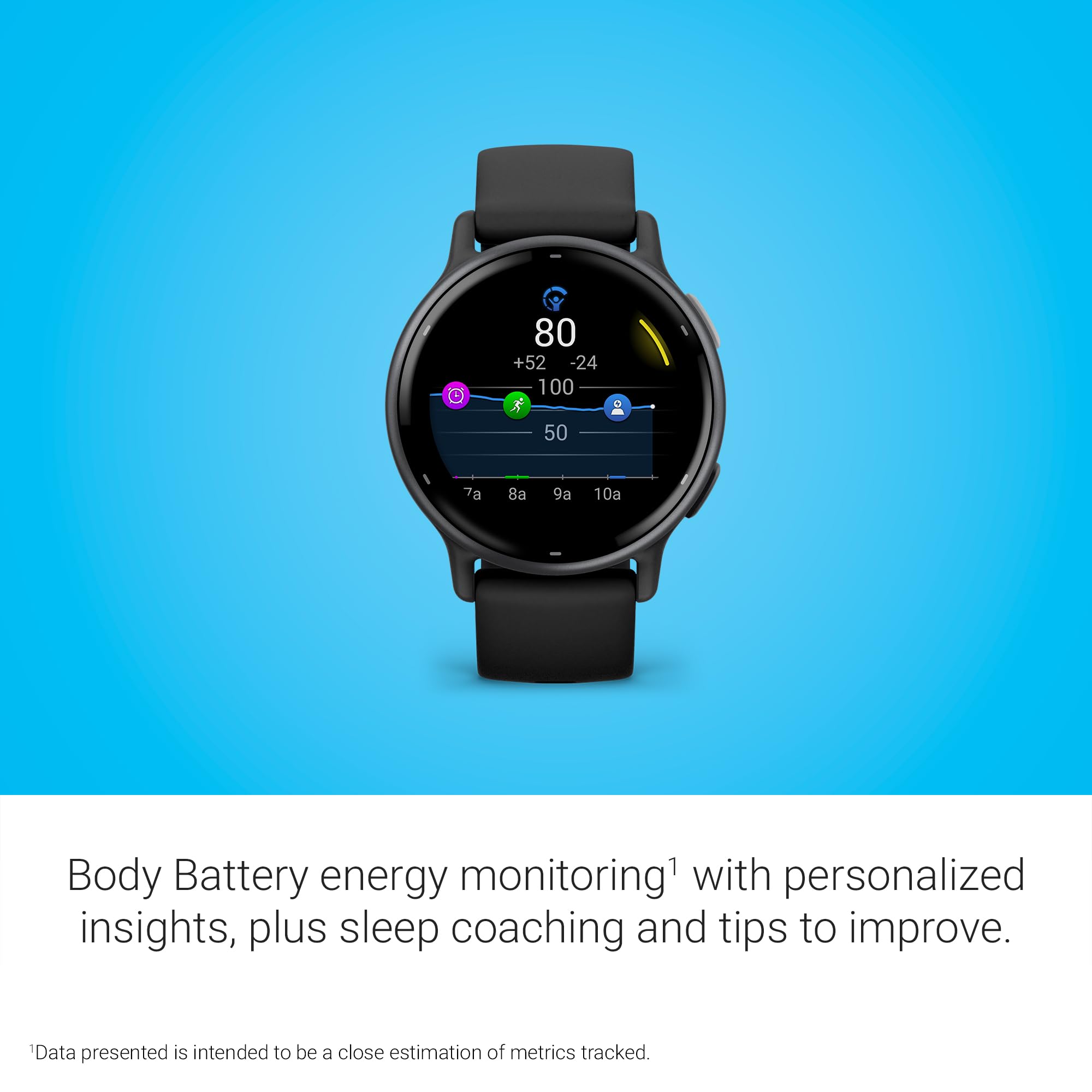 vívoactive 5, Health and Fitness GPS Smartwatch, AMOLED Display, Up to 11 Days of Battery, Black