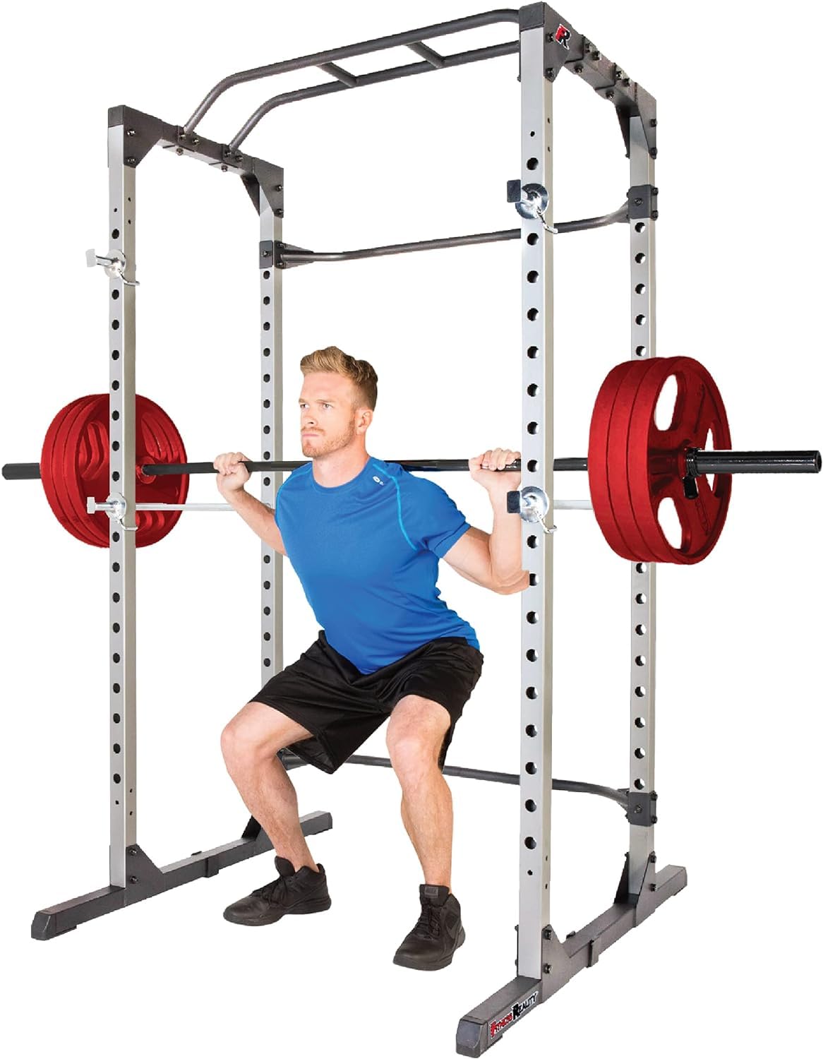 Squat Rack Power Cage with Optional Lat Pulldown & Cable Crossover and Bench Combos