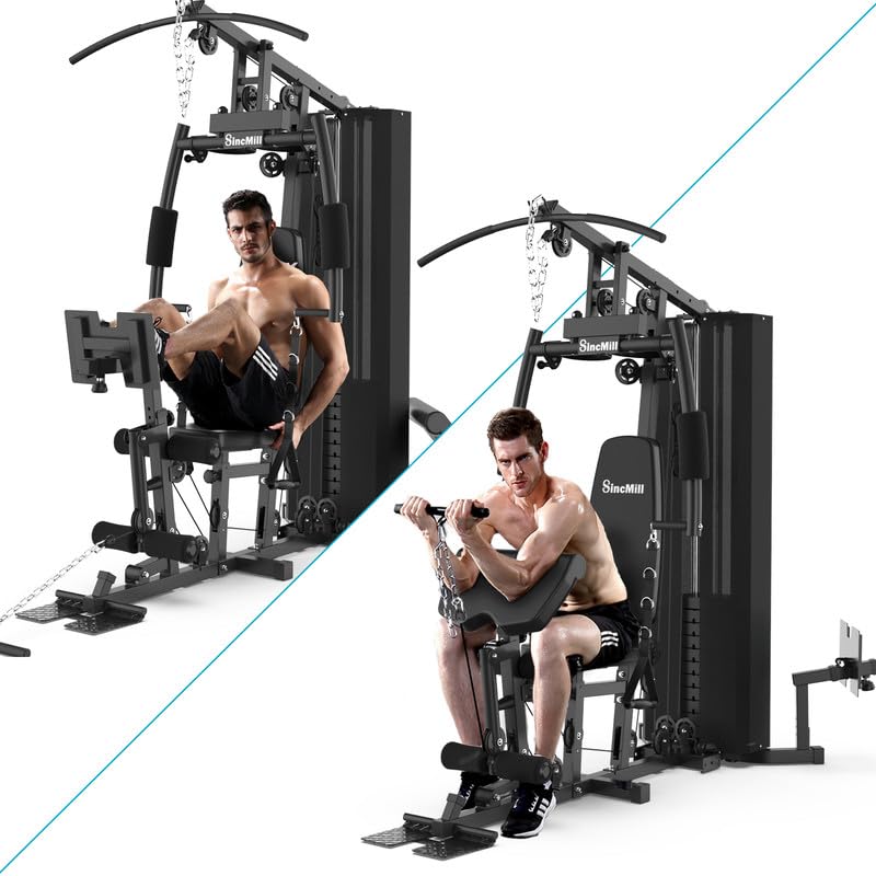 Home Gym SCM-1160 160LB Multifunctional Full Body Home Gym Equipment for Home