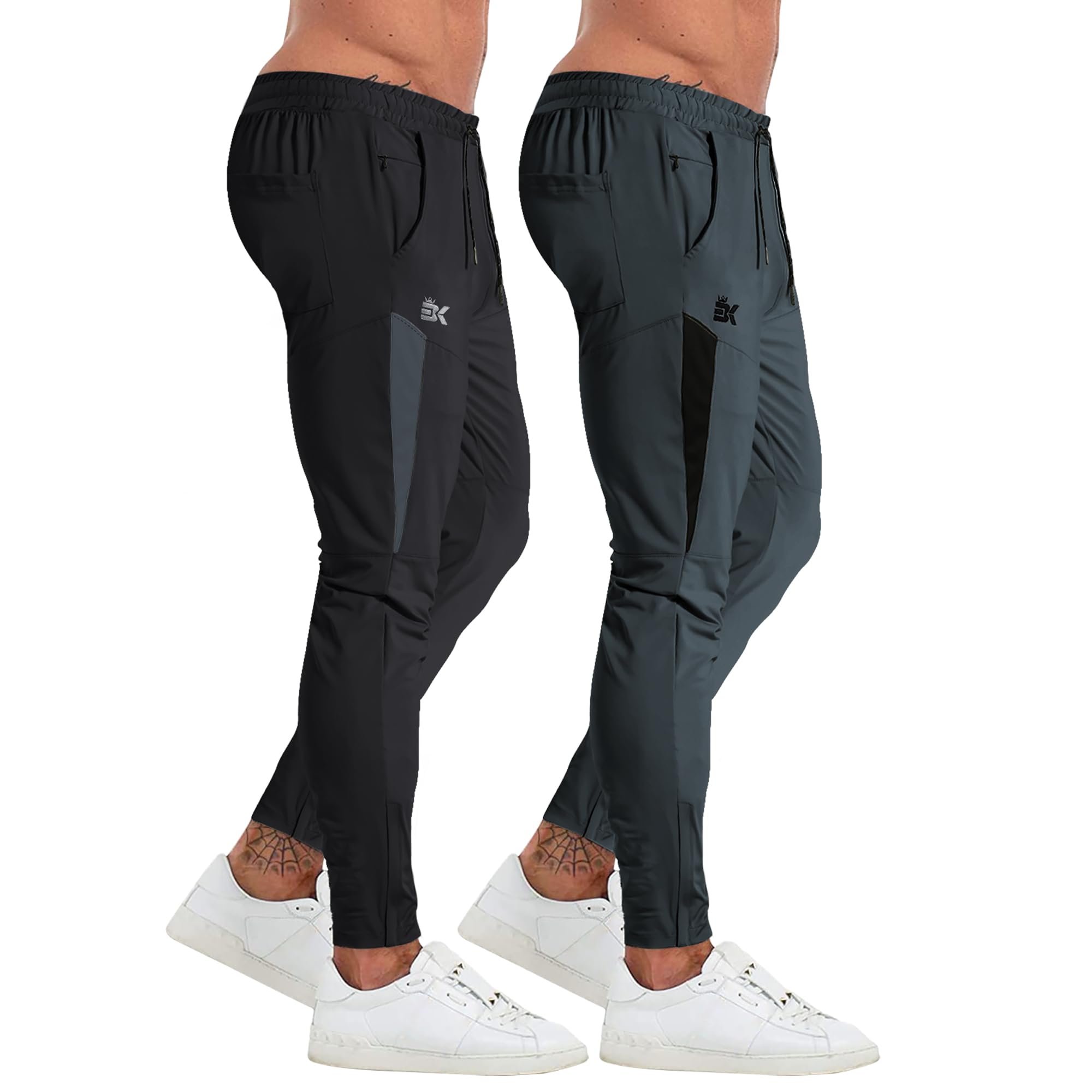 Mens Tapered Gym Joggers, Men's Lightweight Jogging Pants