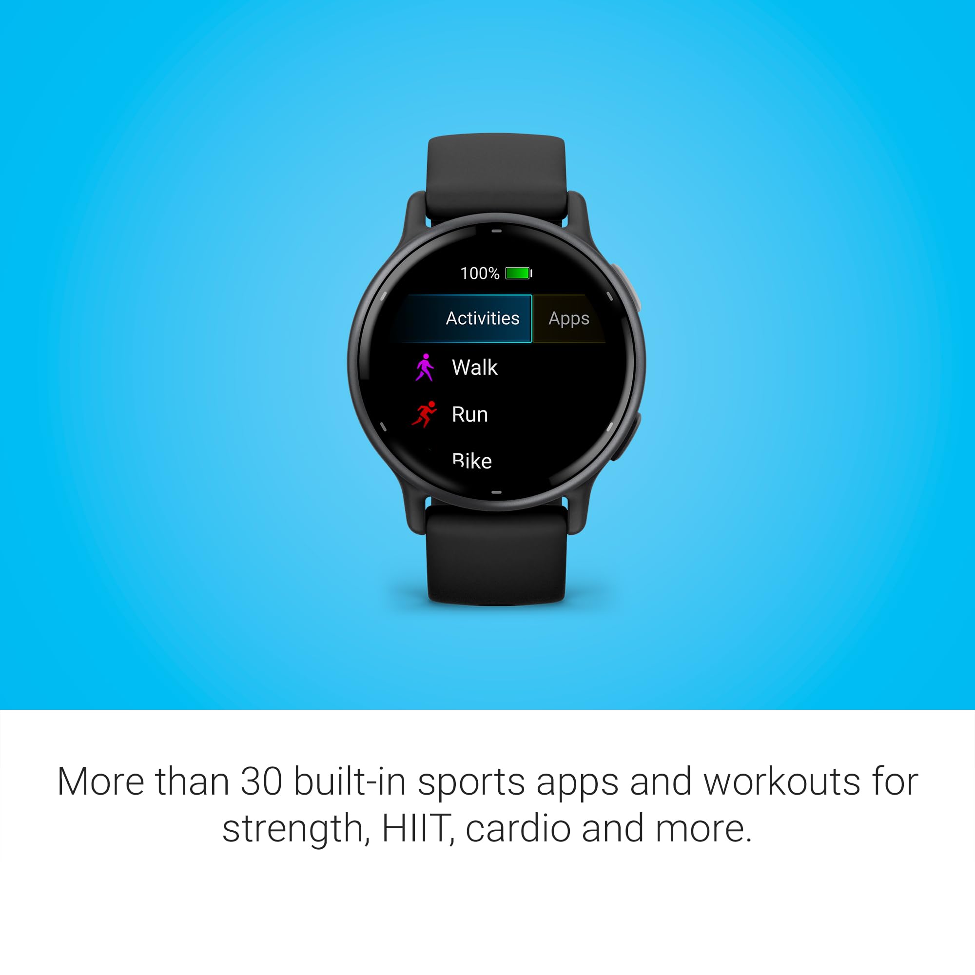 vívoactive 5, Health and Fitness GPS Smartwatch, AMOLED Display, Up to 11 Days of Battery, Black