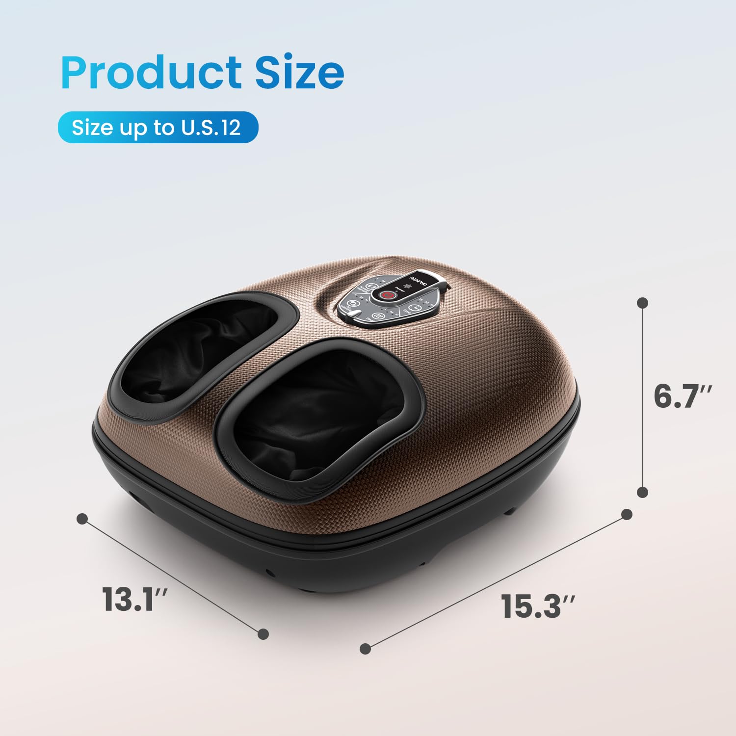 Foot Massager Machine with Heat [2025 Upgraded], FSA HSA Eligible