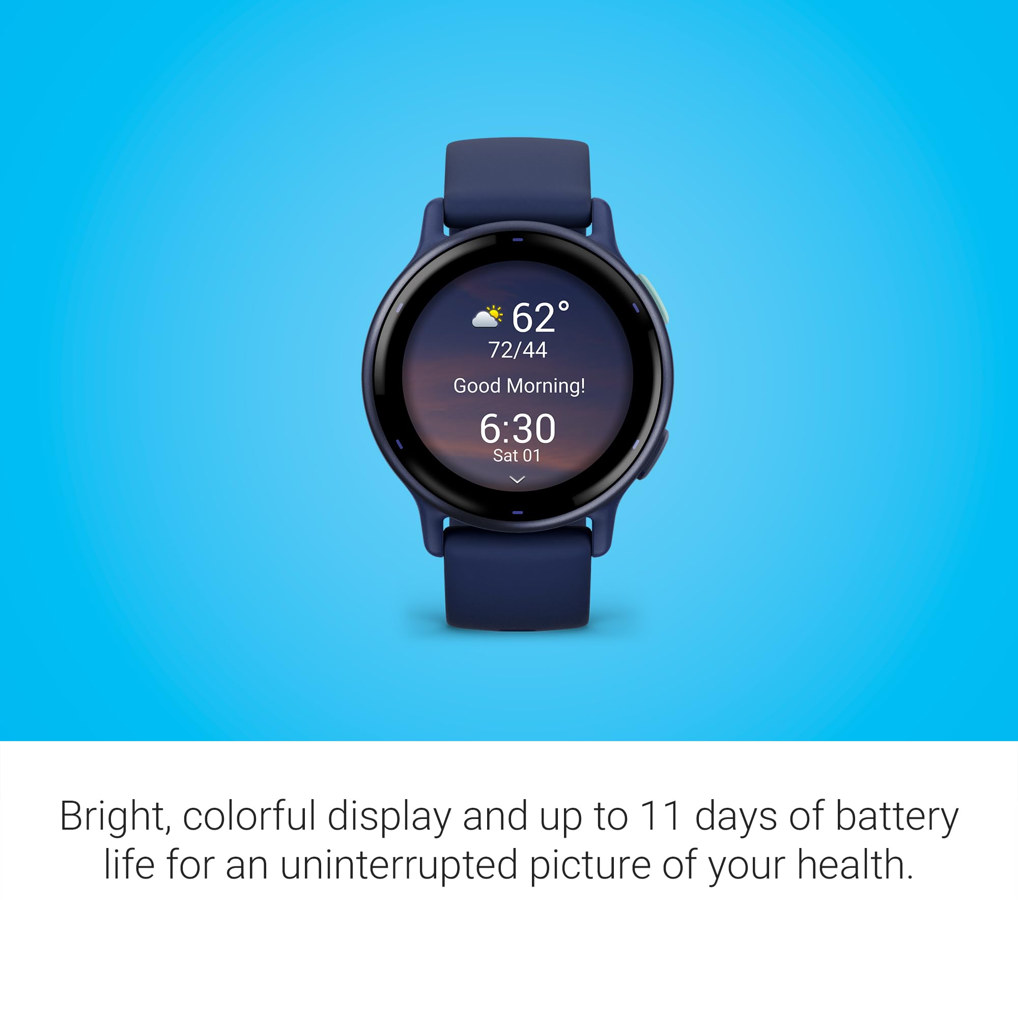 vívoactive 5, Health and Fitness GPS Smartwatch, AMOLED Display, Up to 11 Days of Battery, Black