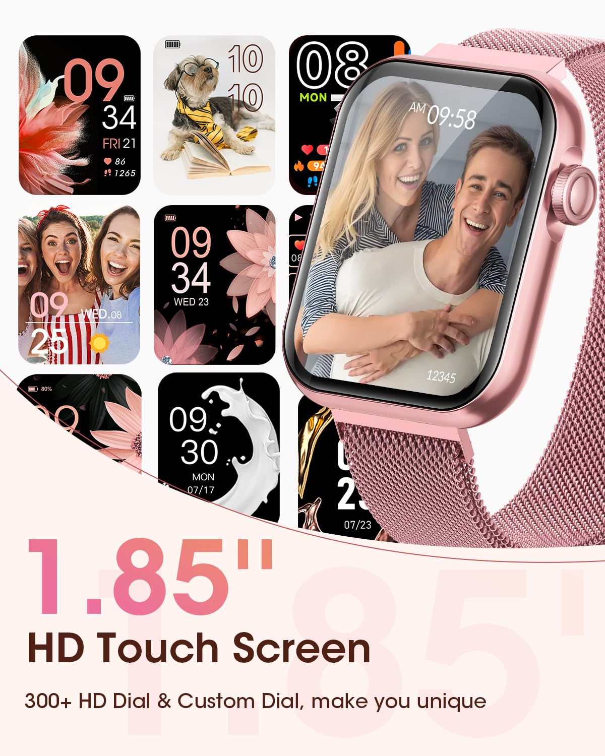 Smart Watches for Women, Health Fitness Watch for Android iPhone