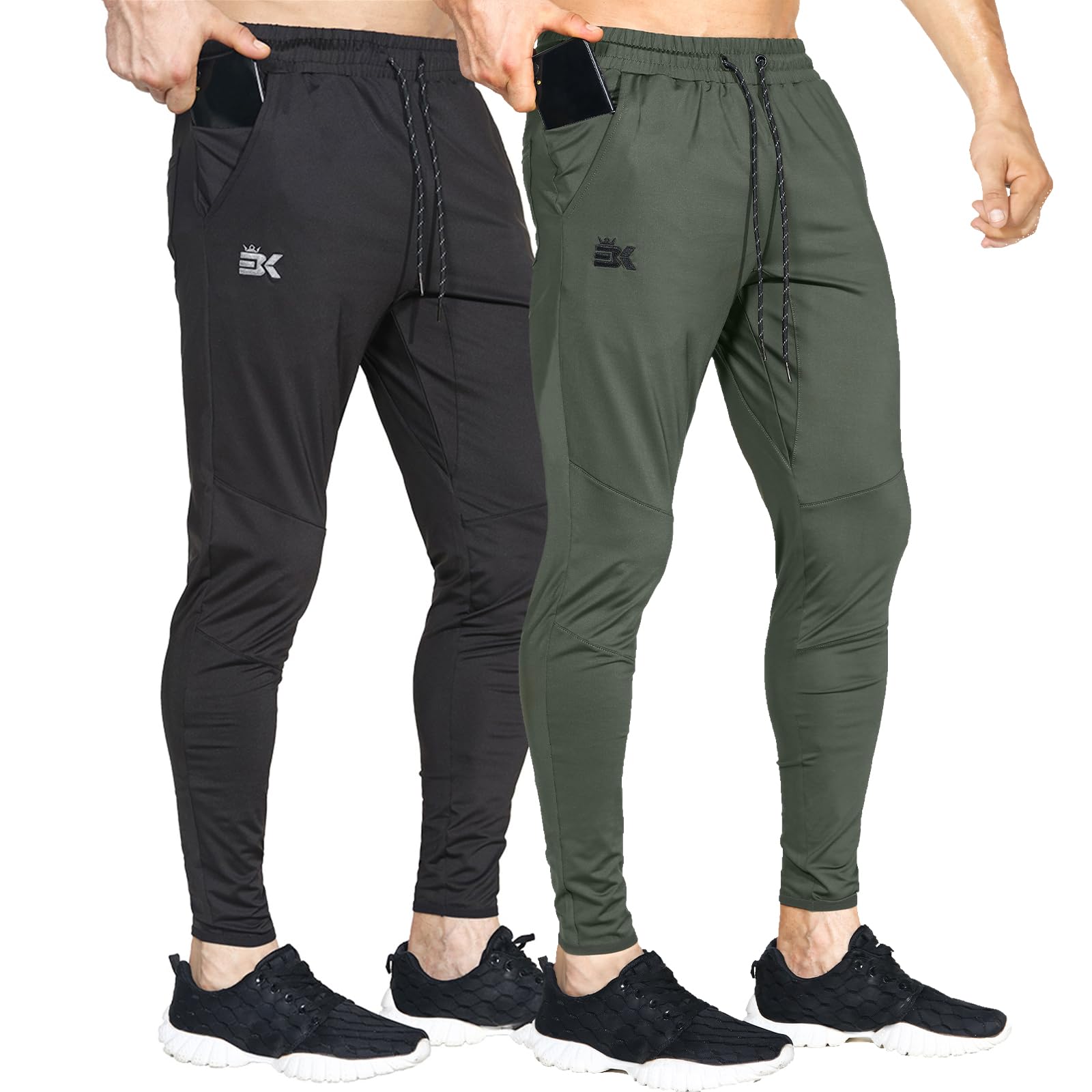 Mens Lightweight Running Gym Jogger Pants,Men's Workout Sweatpants