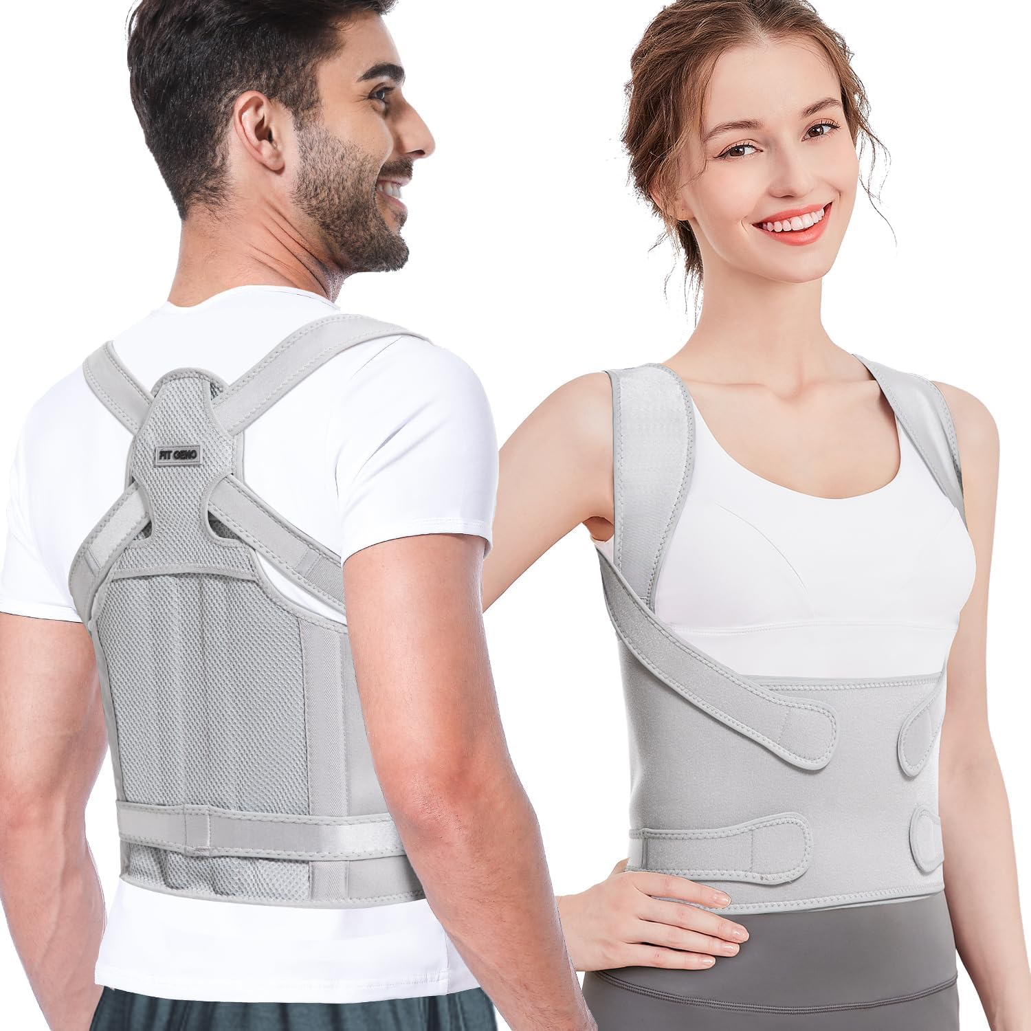 Back Brace Posture Corrector for Women and Men, Shoulder Straightener