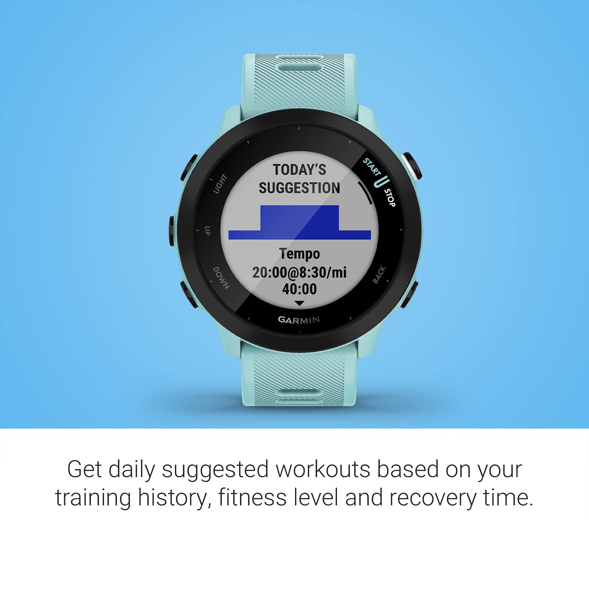 Forerunner 55, GPS Running Watch with Daily Suggested Workouts