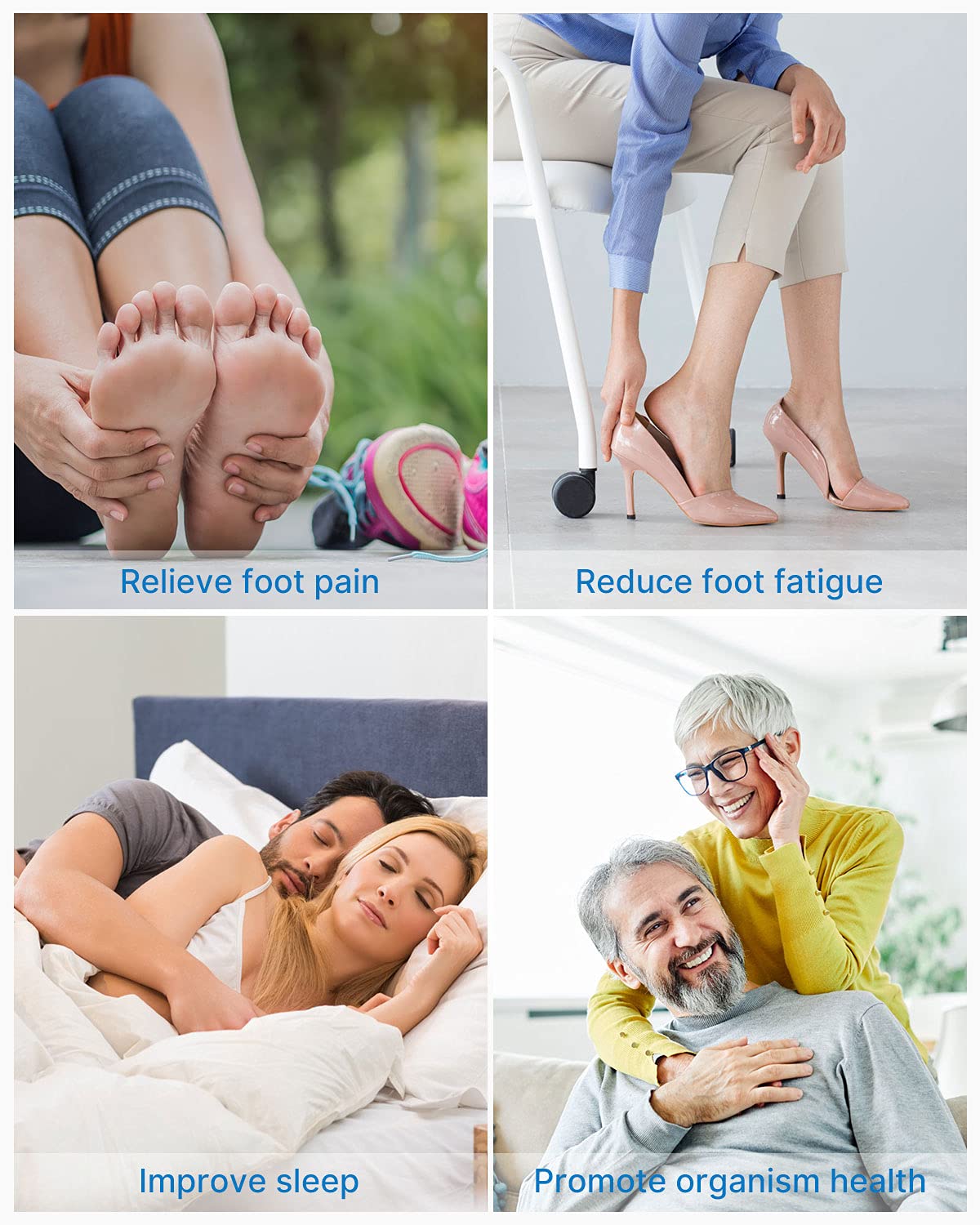 Foot Massager Machine with Heat [2025 Upgraded], FSA HSA Eligible