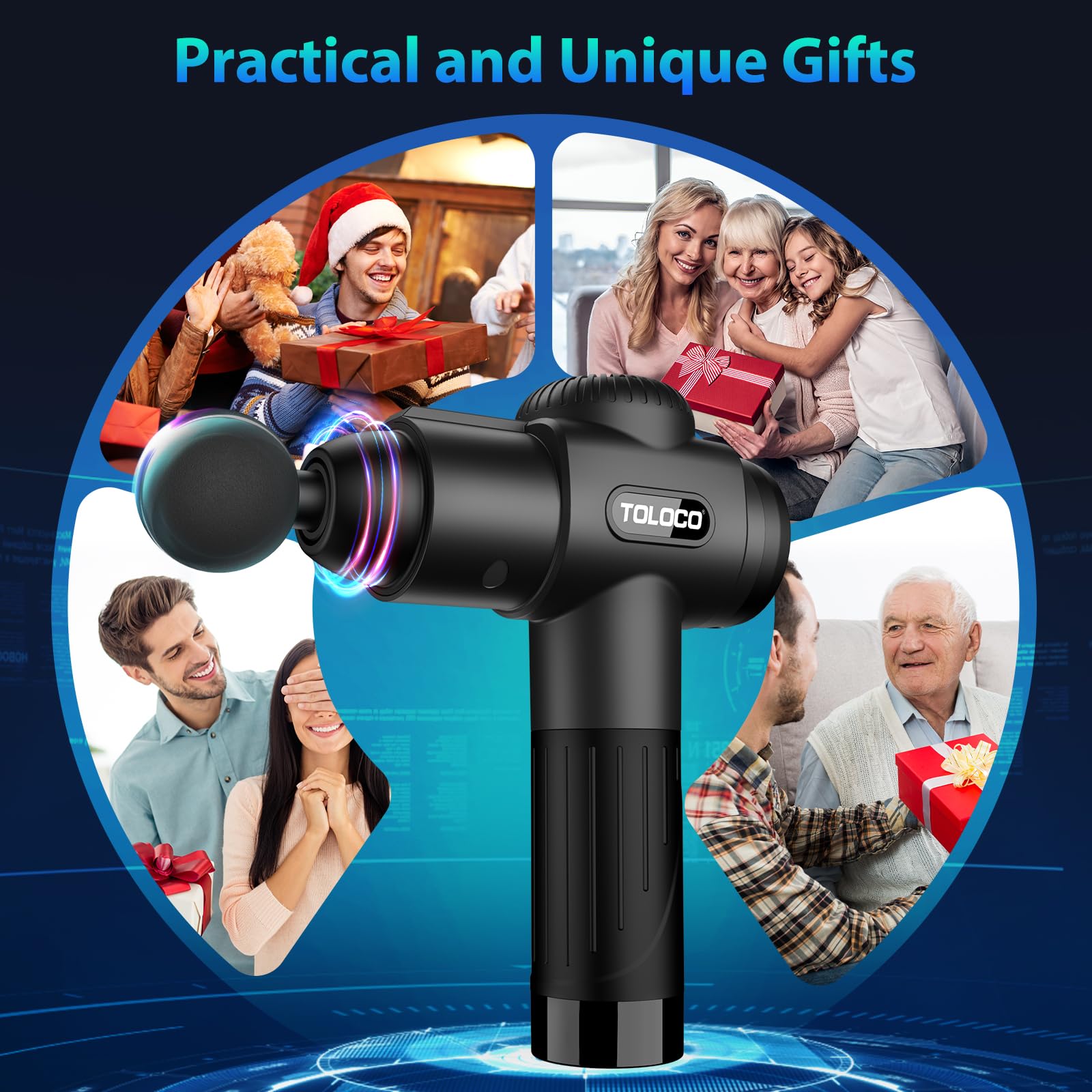 Massage Gun, Deep Tissue Back Massage for Athletes for Pain Relief