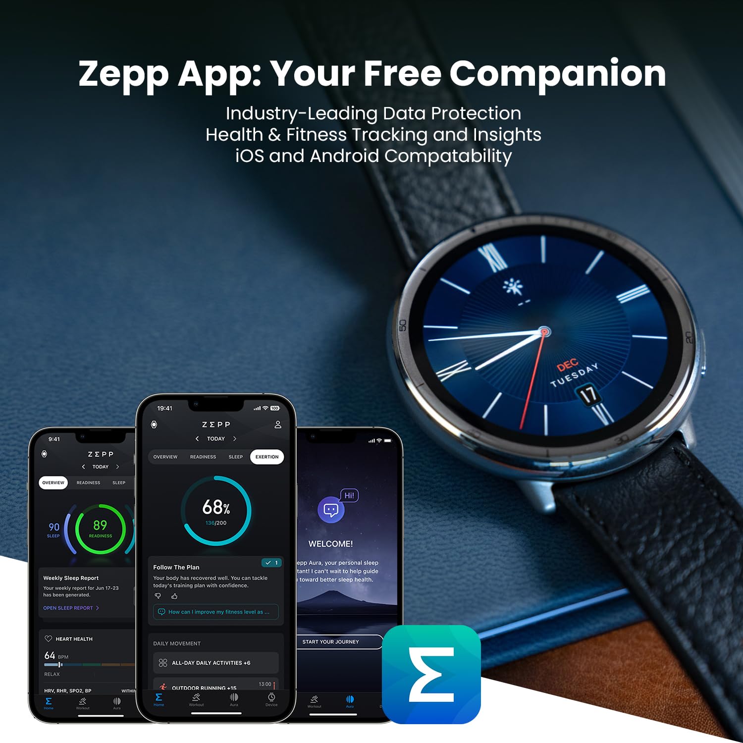Active 2 Smart Watch 44mm, GPS Maps with Direction, Fitness Tracker, 10 Day Battery