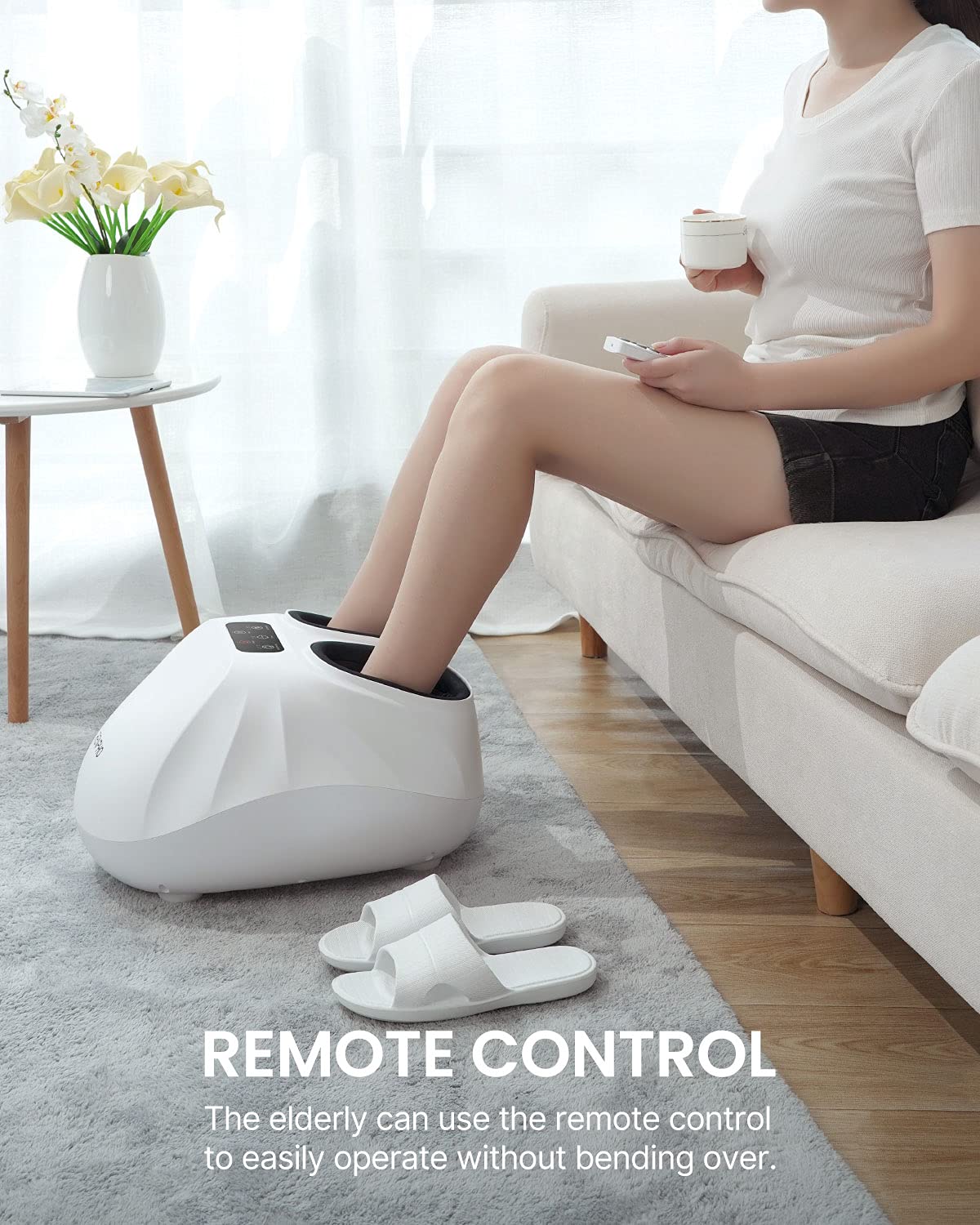 Foot Massager Machine with Heat [2025 Upgraded], FSA HSA Eligible