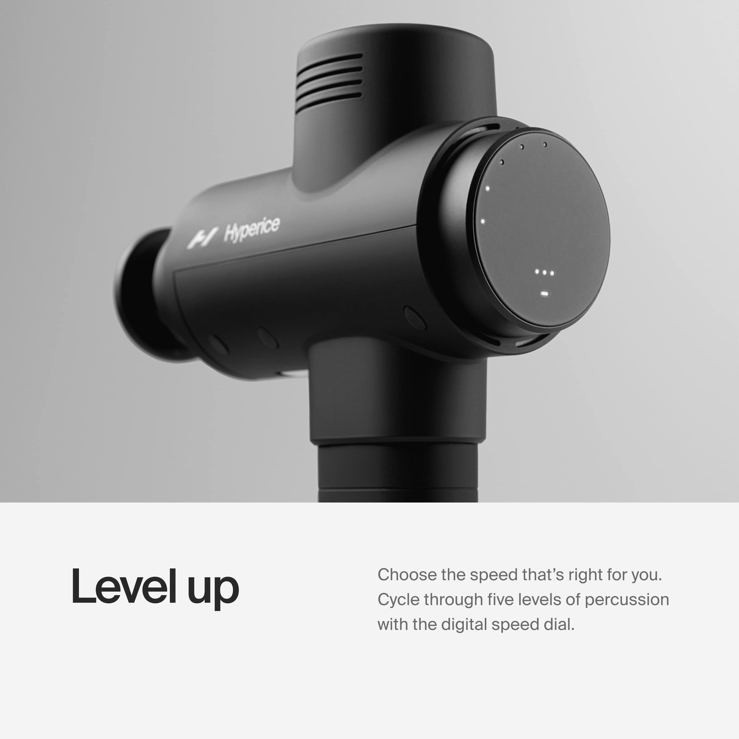 Hypervolt 2 Black - Featuring Quiet Glide Technology - Handheld Percussion Massage Gun