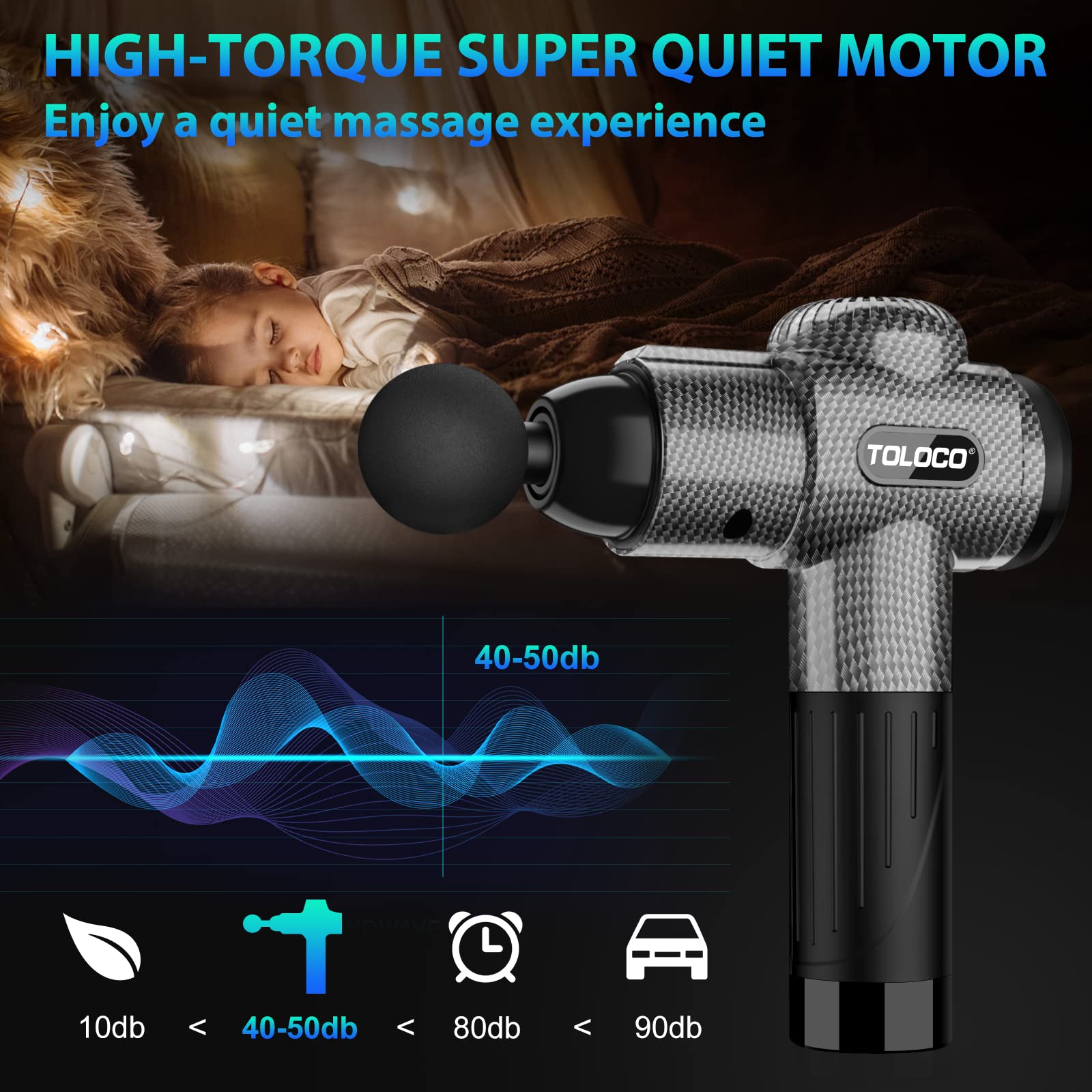 Massage Gun, Deep Tissue Back Massage for Athletes for Pain Relief