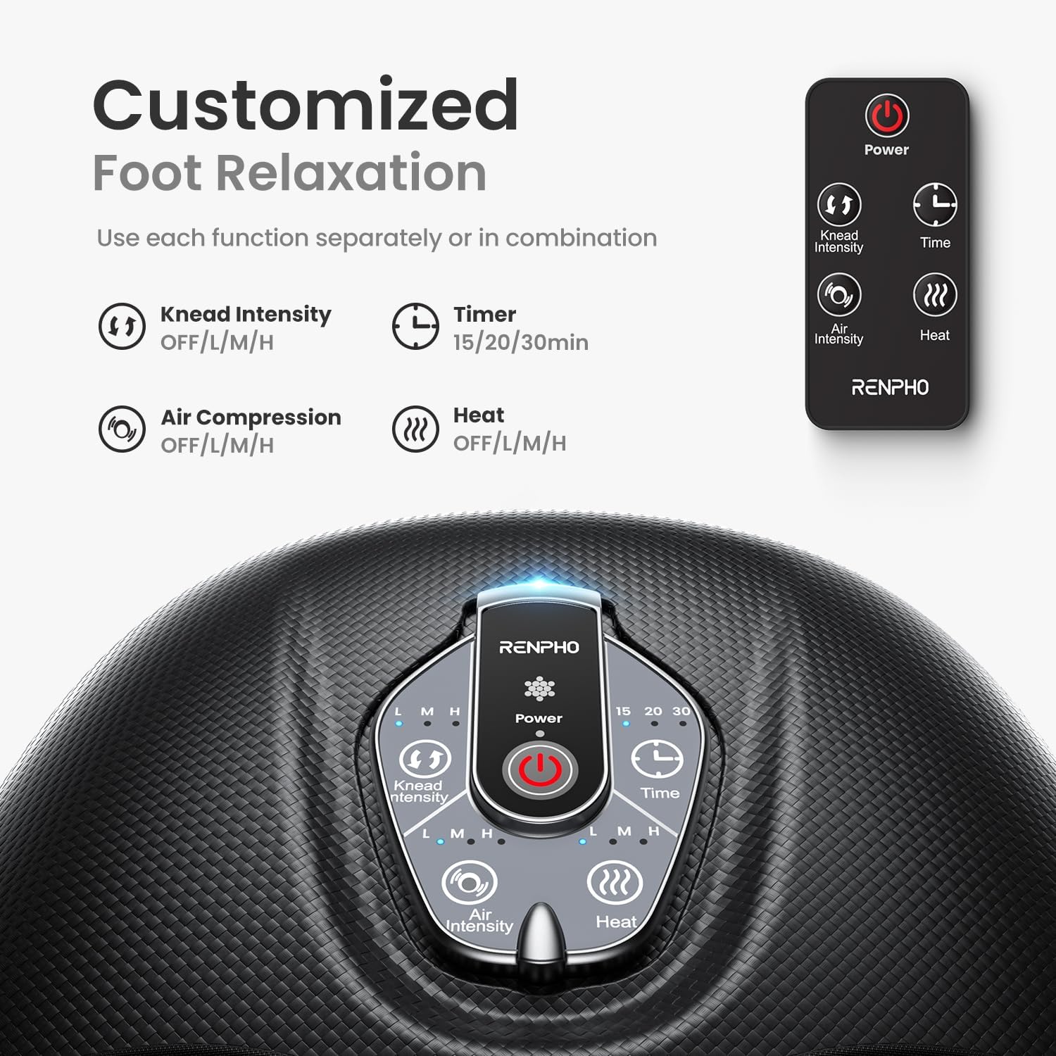 Foot Massager Machine with Heat [2025 Upgraded], FSA HSA Eligible