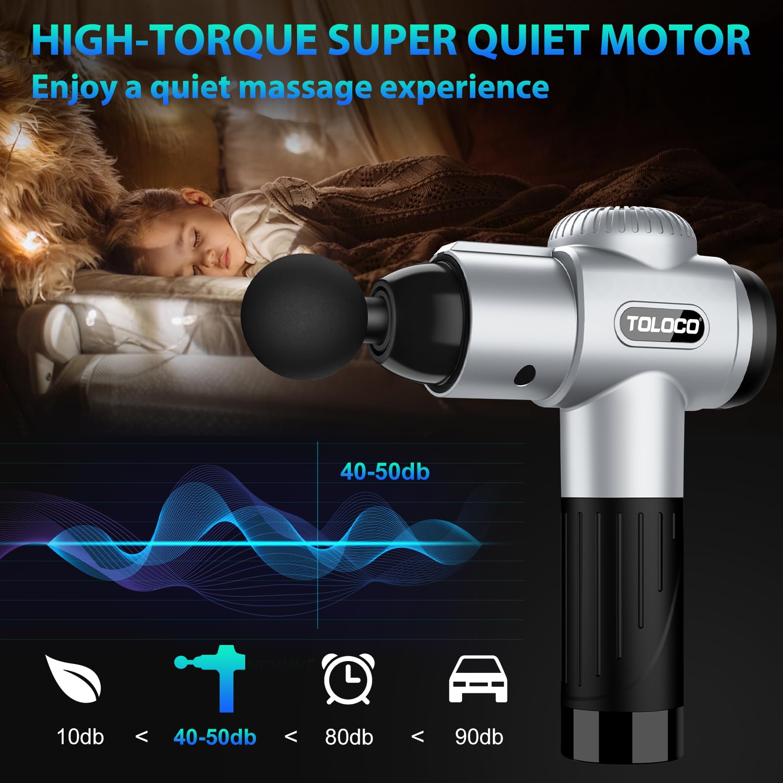 Massage Gun, Deep Tissue Back Massage for Athletes for Pain Relief