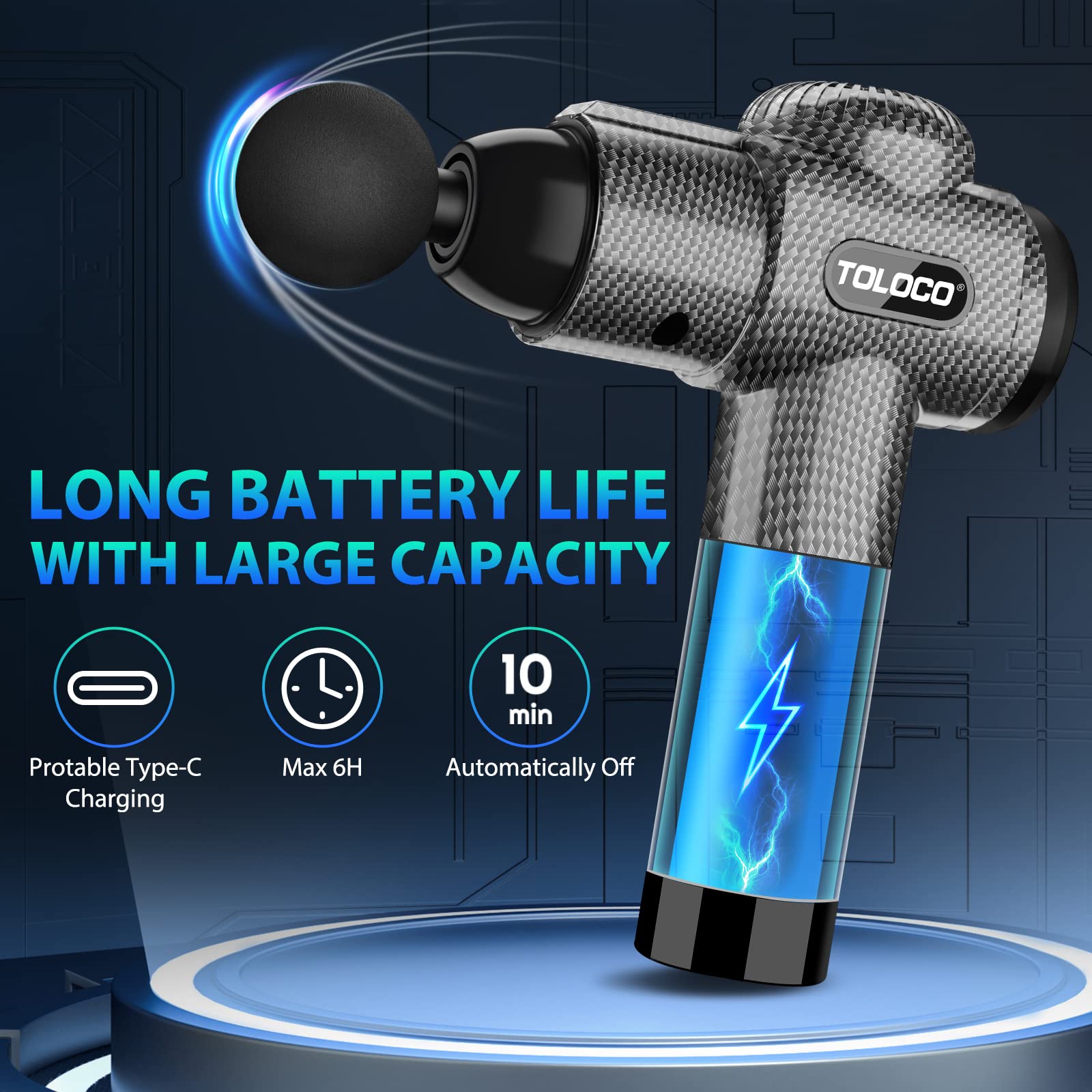 Massage Gun, Deep Tissue Back Massage for Athletes for Pain Relief