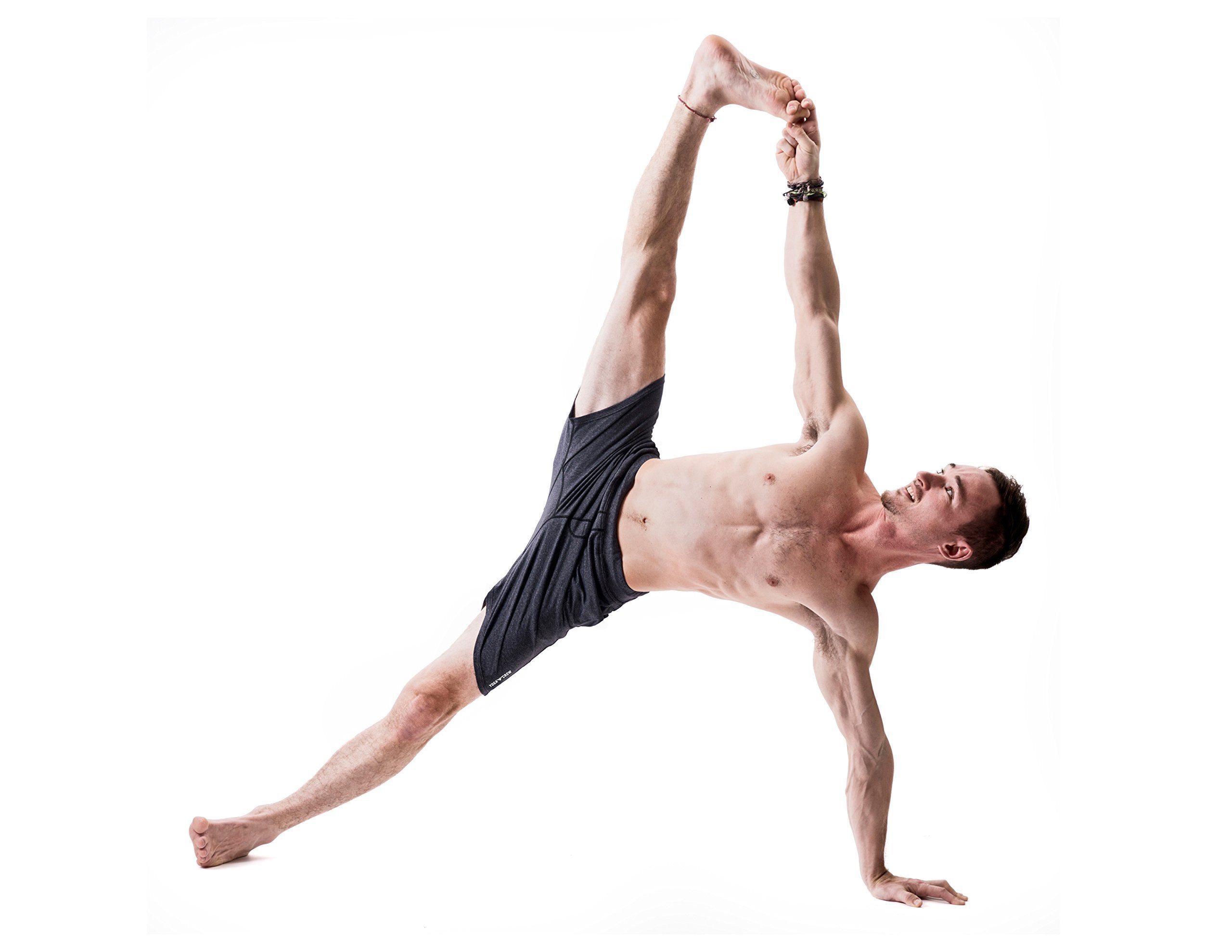 Men's Swerve Yoga Training Shorts w/Non-Restrictive Inner Liner