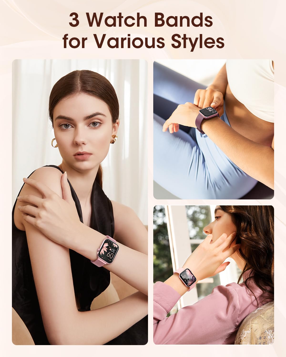 Smart Watches for Women, Health Fitness Watch for Android iPhone