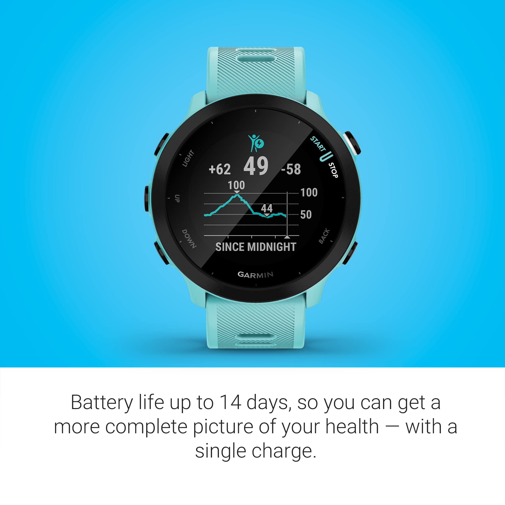 Forerunner 55, GPS Running Watch with Daily Suggested Workouts