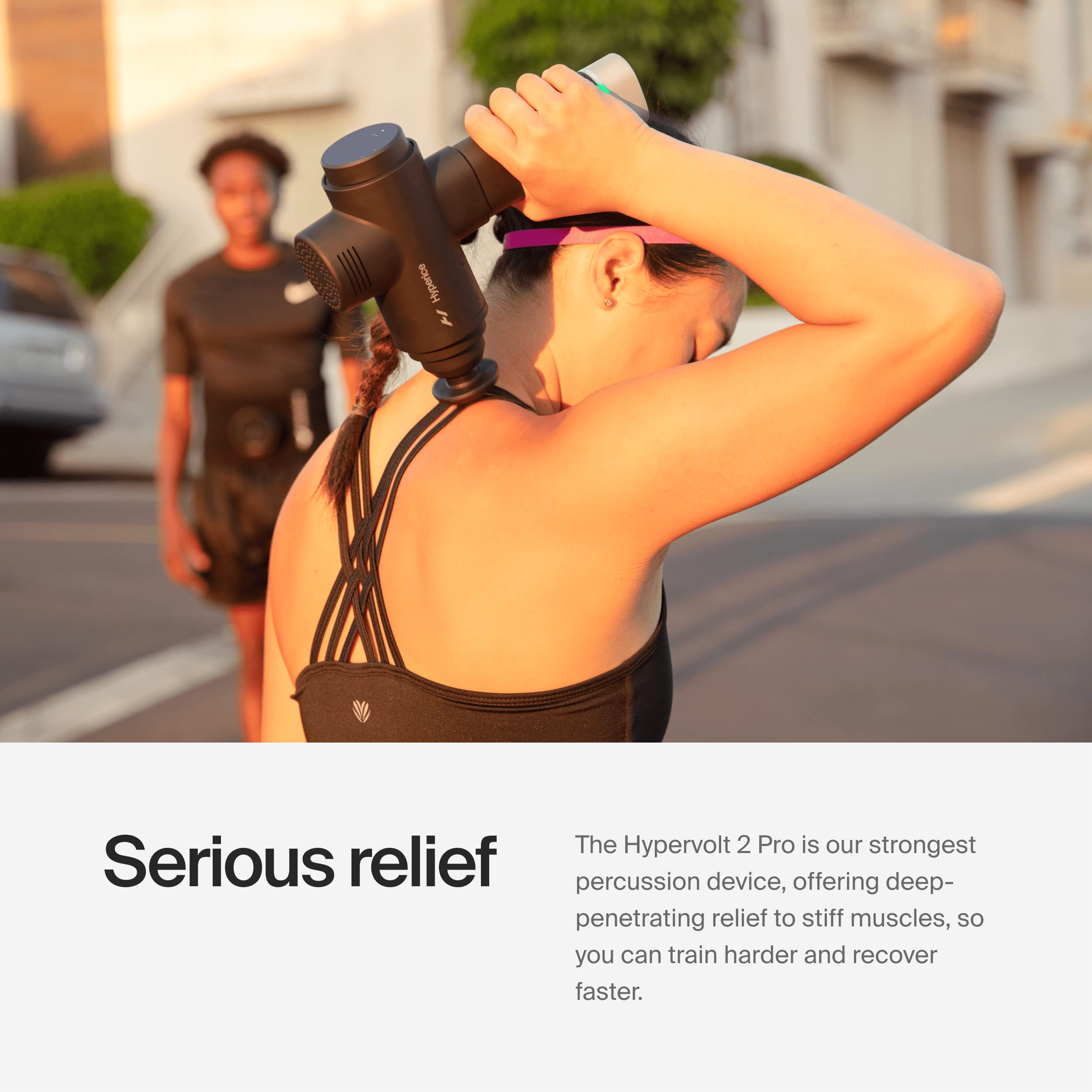 Hypervolt 2 Black - Featuring Quiet Glide Technology - Handheld Percussion Massage Gun