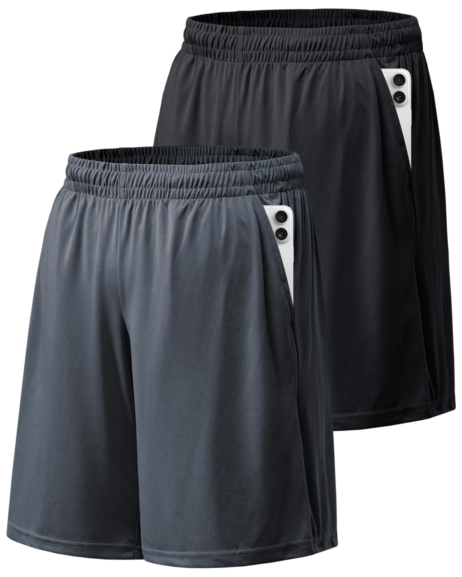 Workout Shorts for Men Plus Size Athletic Shorts for Men Moisture Wicking Mens Gym