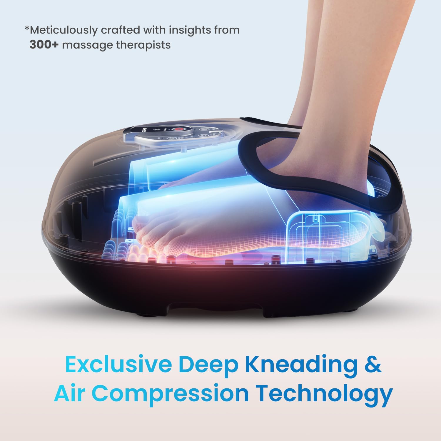 Foot Massager Machine with Heat [2025 Upgraded], FSA HSA Eligible
