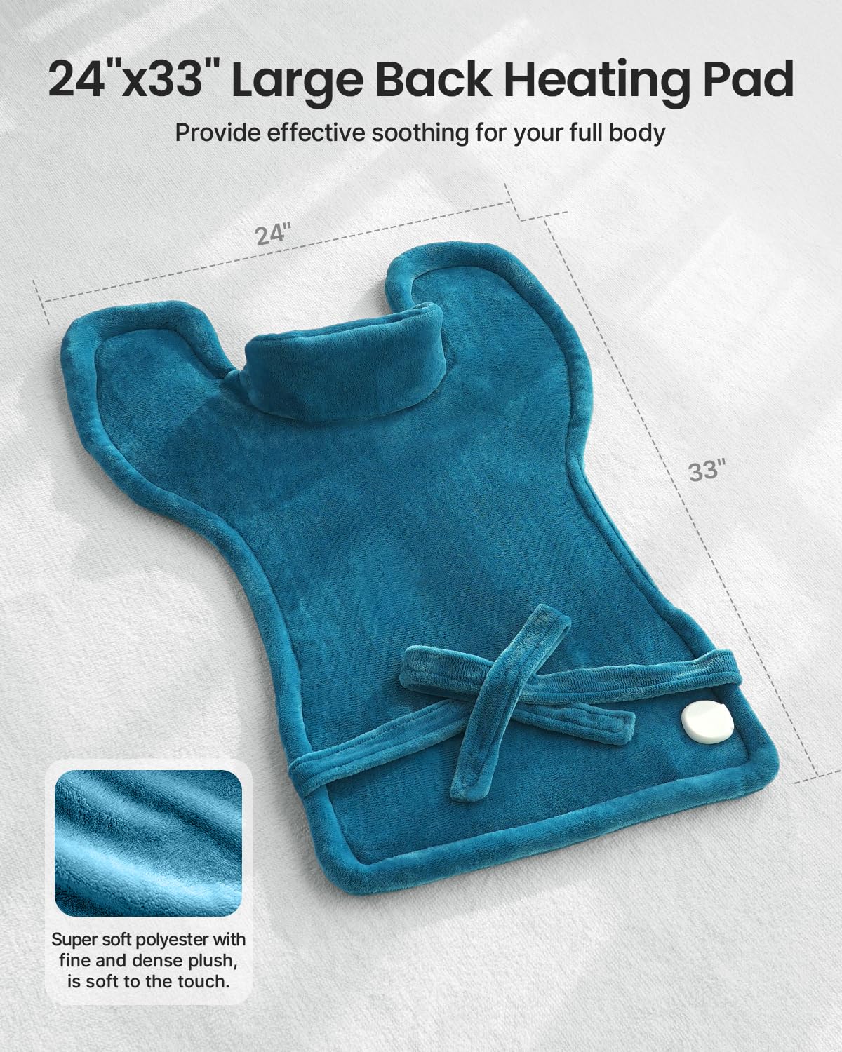 Back Heating Pad for Pain Relief, Mothers Day Gifts for Mom, Birthday Gifts for Her Him Dad
