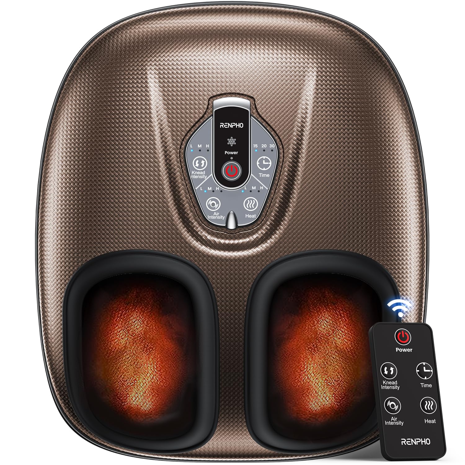 Foot Massager Machine with Heat [2025 Upgraded], FSA HSA Eligible