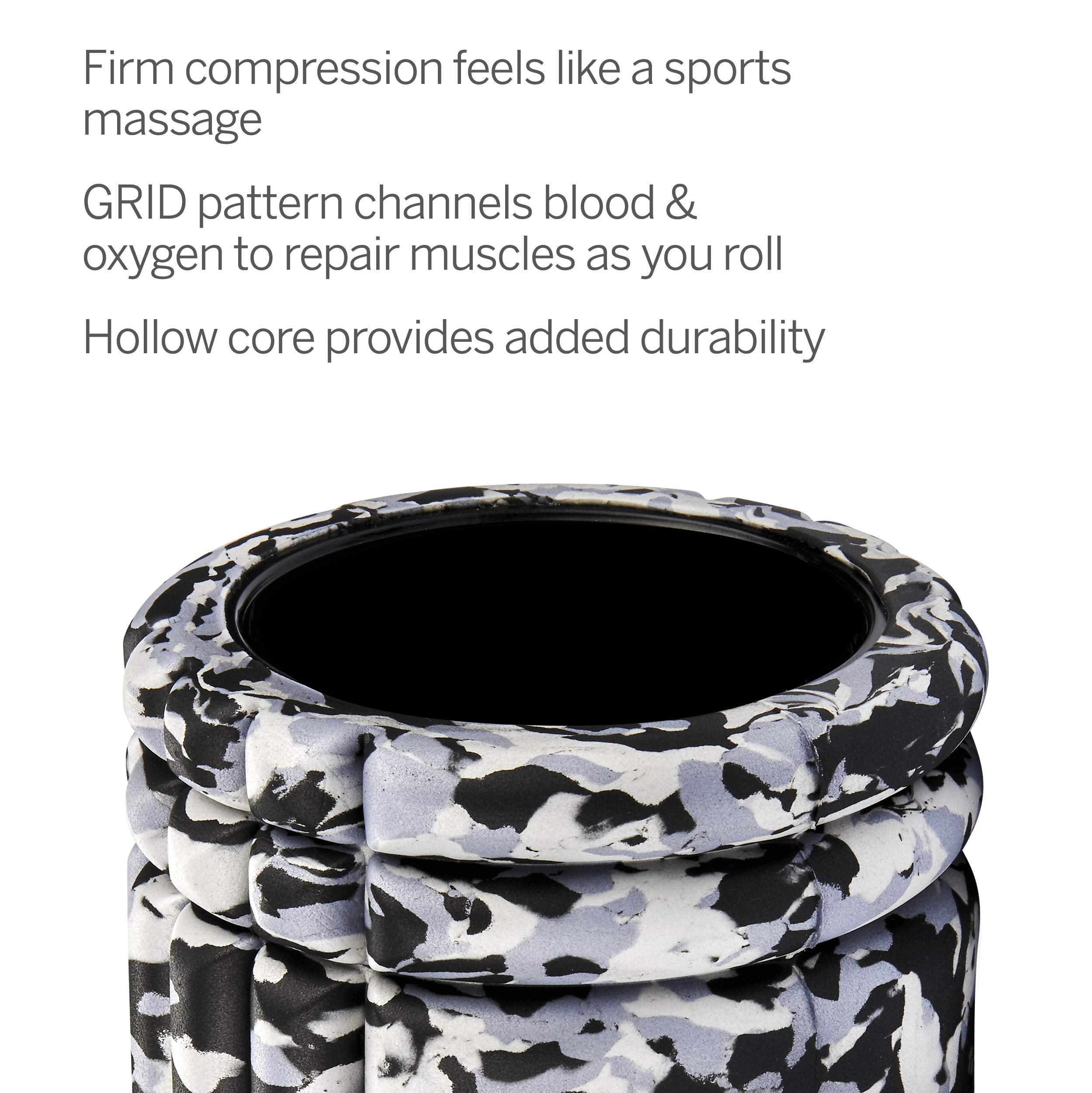 Grid 1.0 Foam Roller - 13" Multi-Density Massage Roller for Deep Tissue & Muscle Recovery