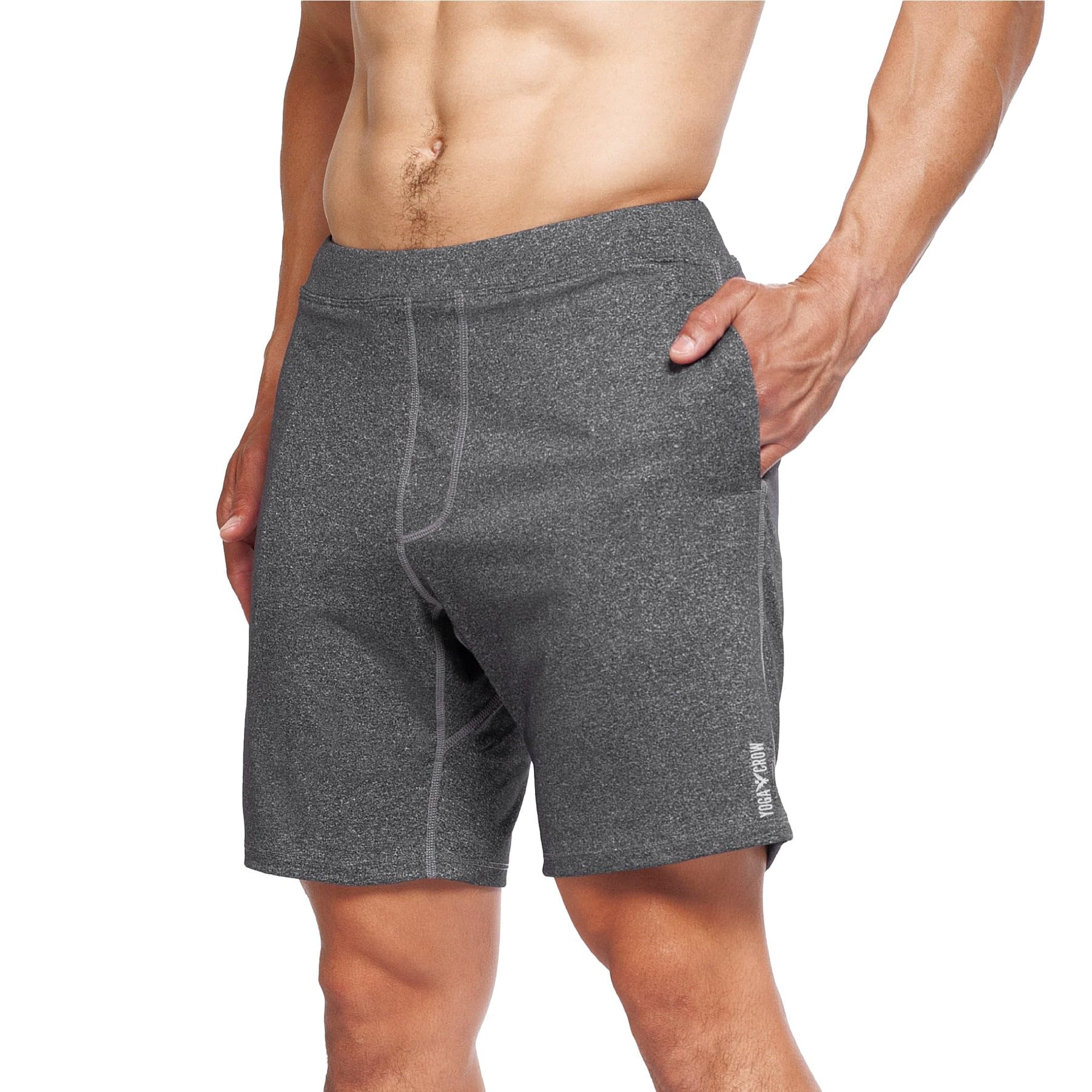 Men's Swerve Yoga Training Shorts w/Non-Restrictive Inner Liner