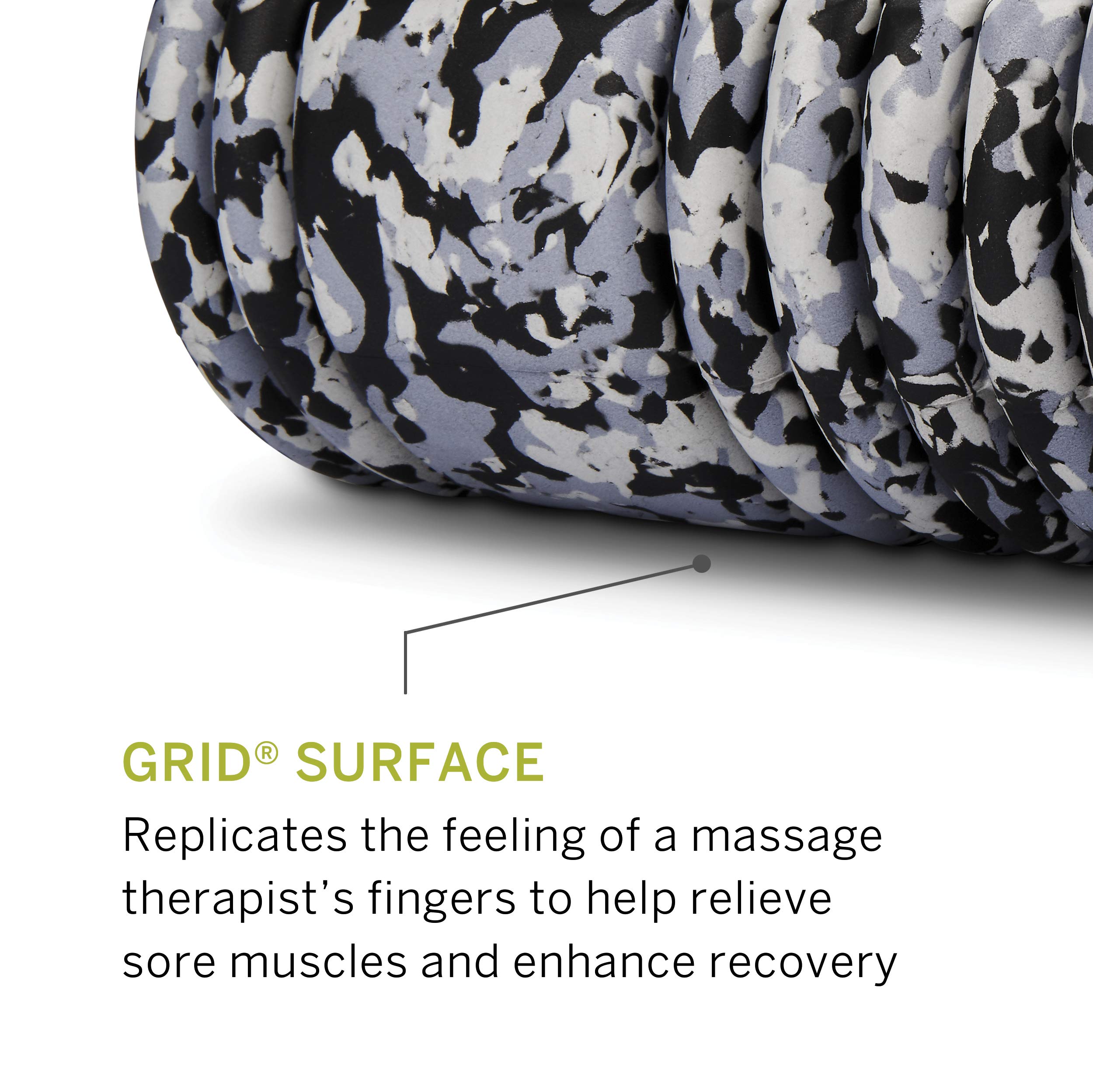 Grid 1.0 Foam Roller - 13" Multi-Density Massage Roller for Deep Tissue & Muscle Recovery