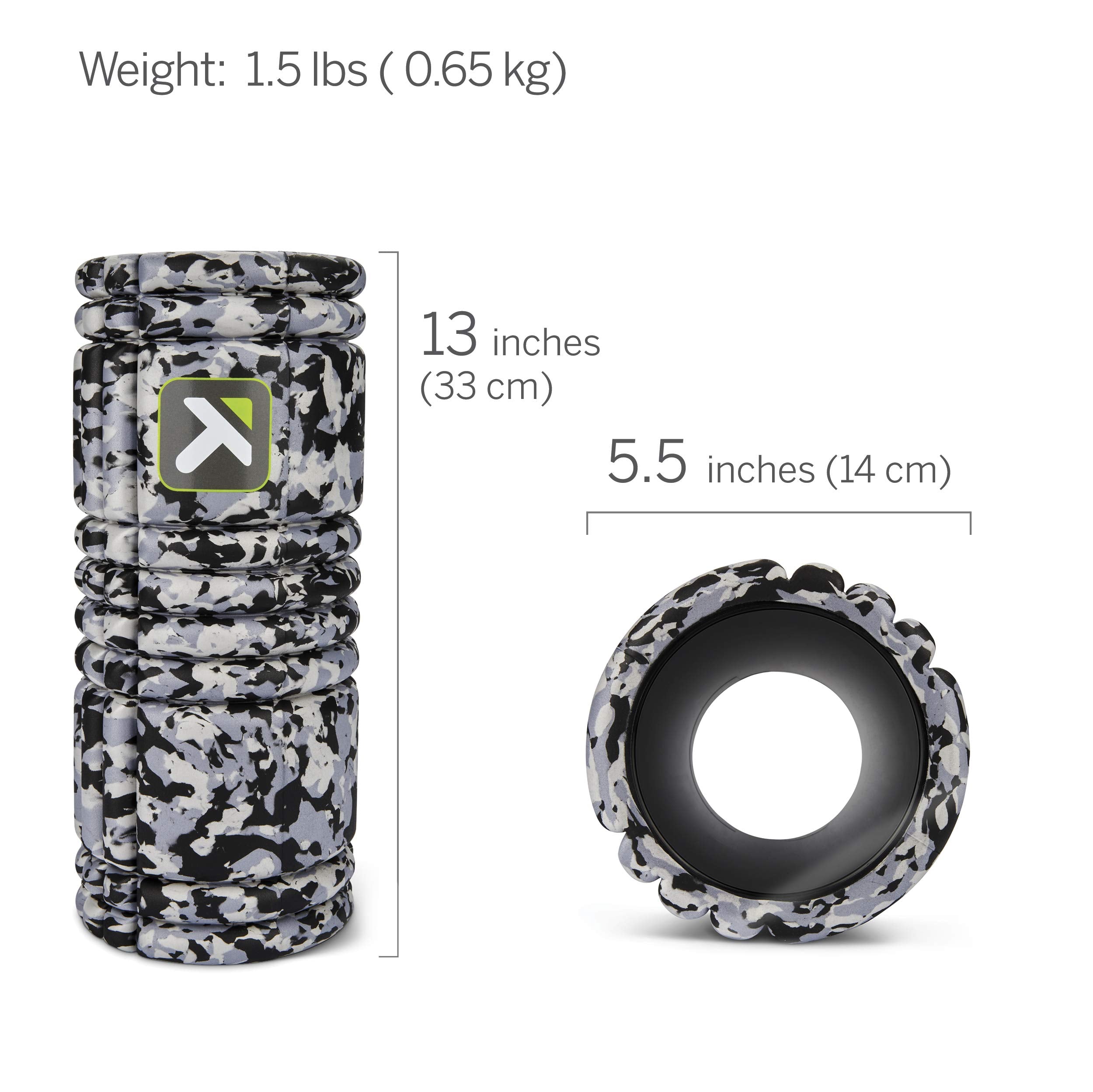 Grid 1.0 Foam Roller - 13" Multi-Density Massage Roller for Deep Tissue & Muscle Recovery