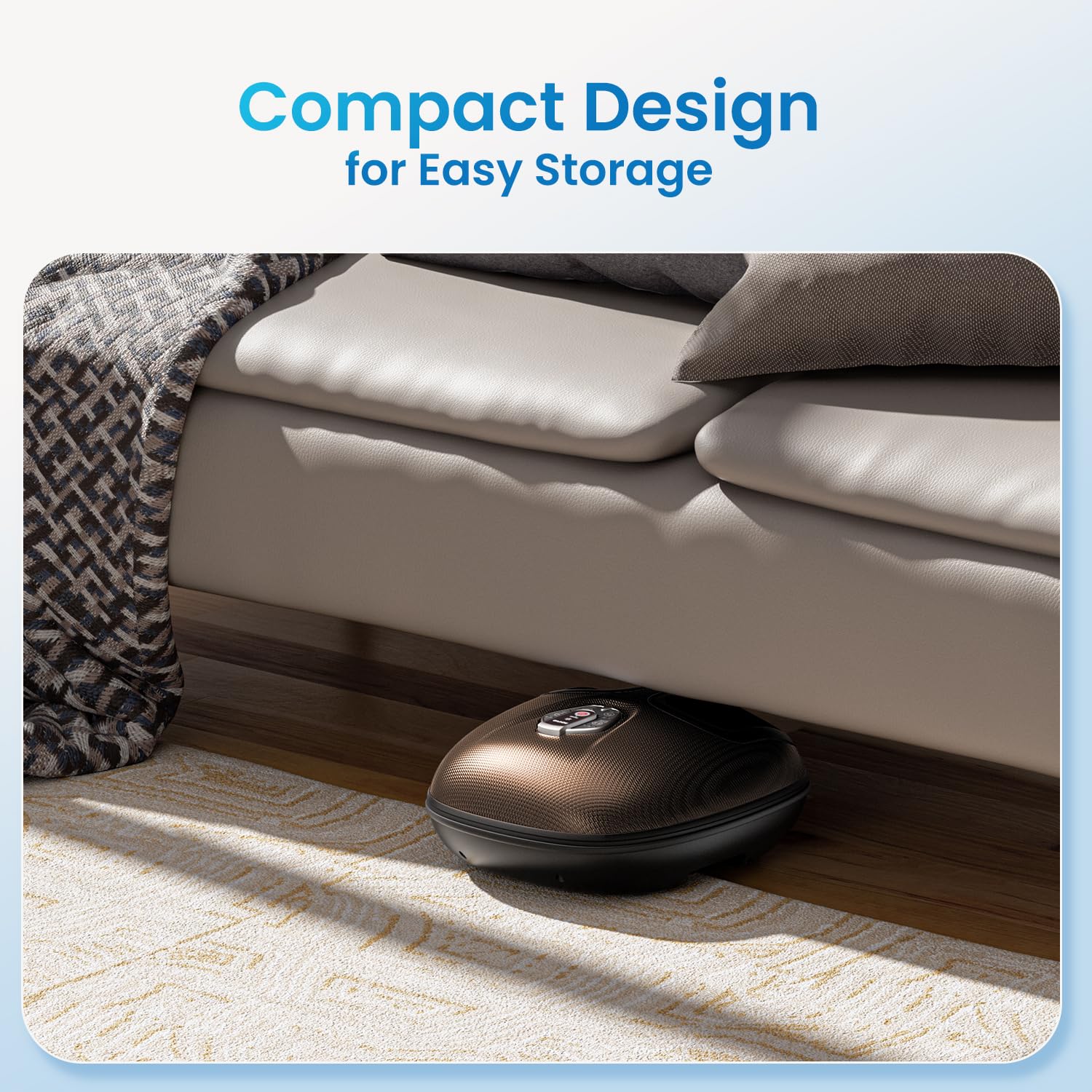 Foot Massager Machine with Heat [2025 Upgraded], FSA HSA Eligible