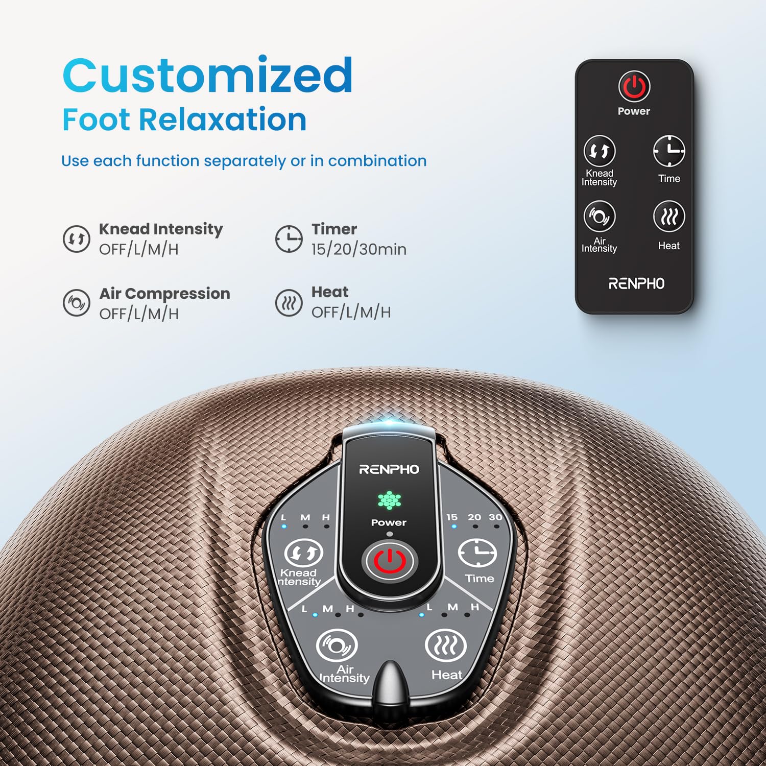 Foot Massager Machine with Heat [2025 Upgraded], FSA HSA Eligible