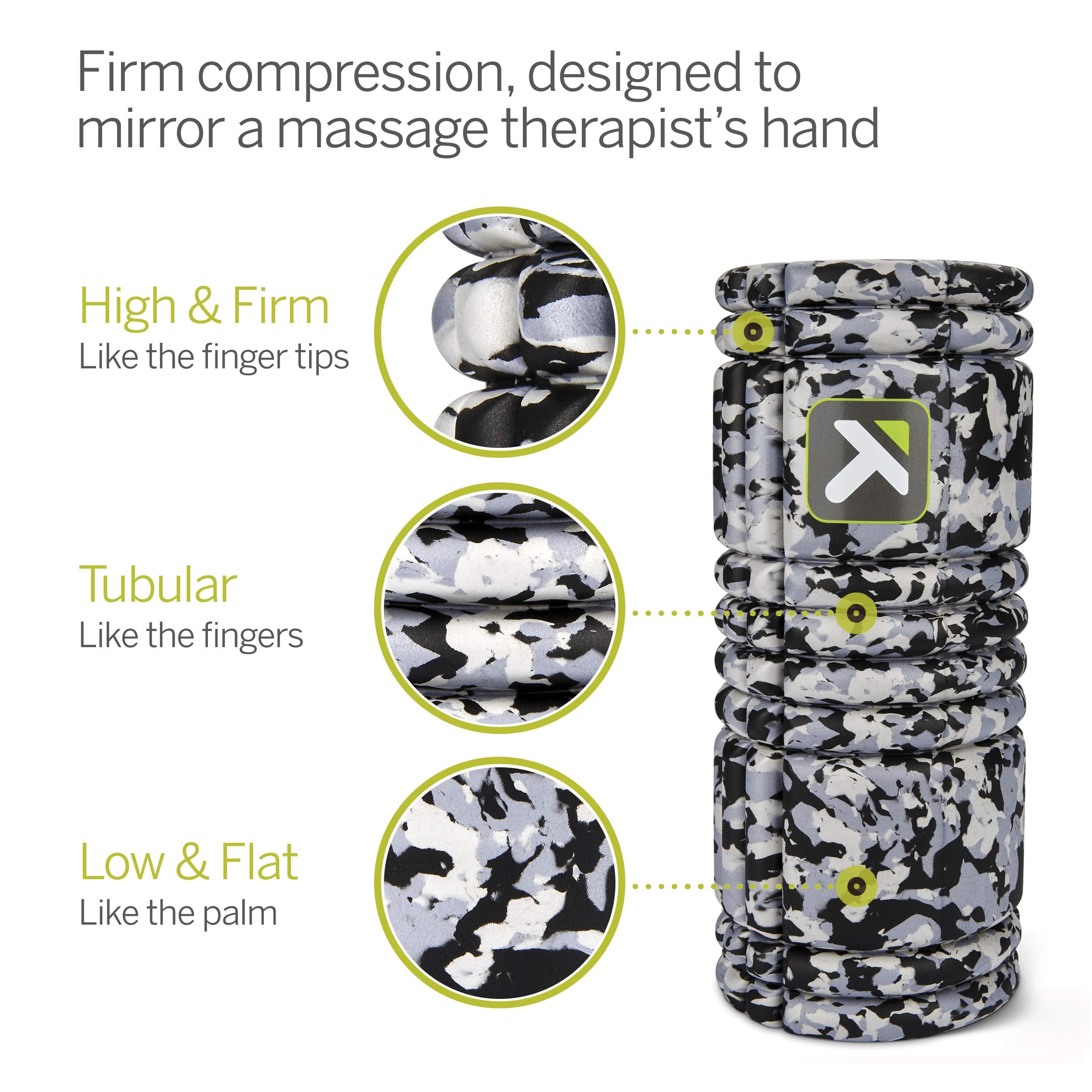 Grid 1.0 Foam Roller - 13" Multi-Density Massage Roller for Deep Tissue & Muscle Recovery